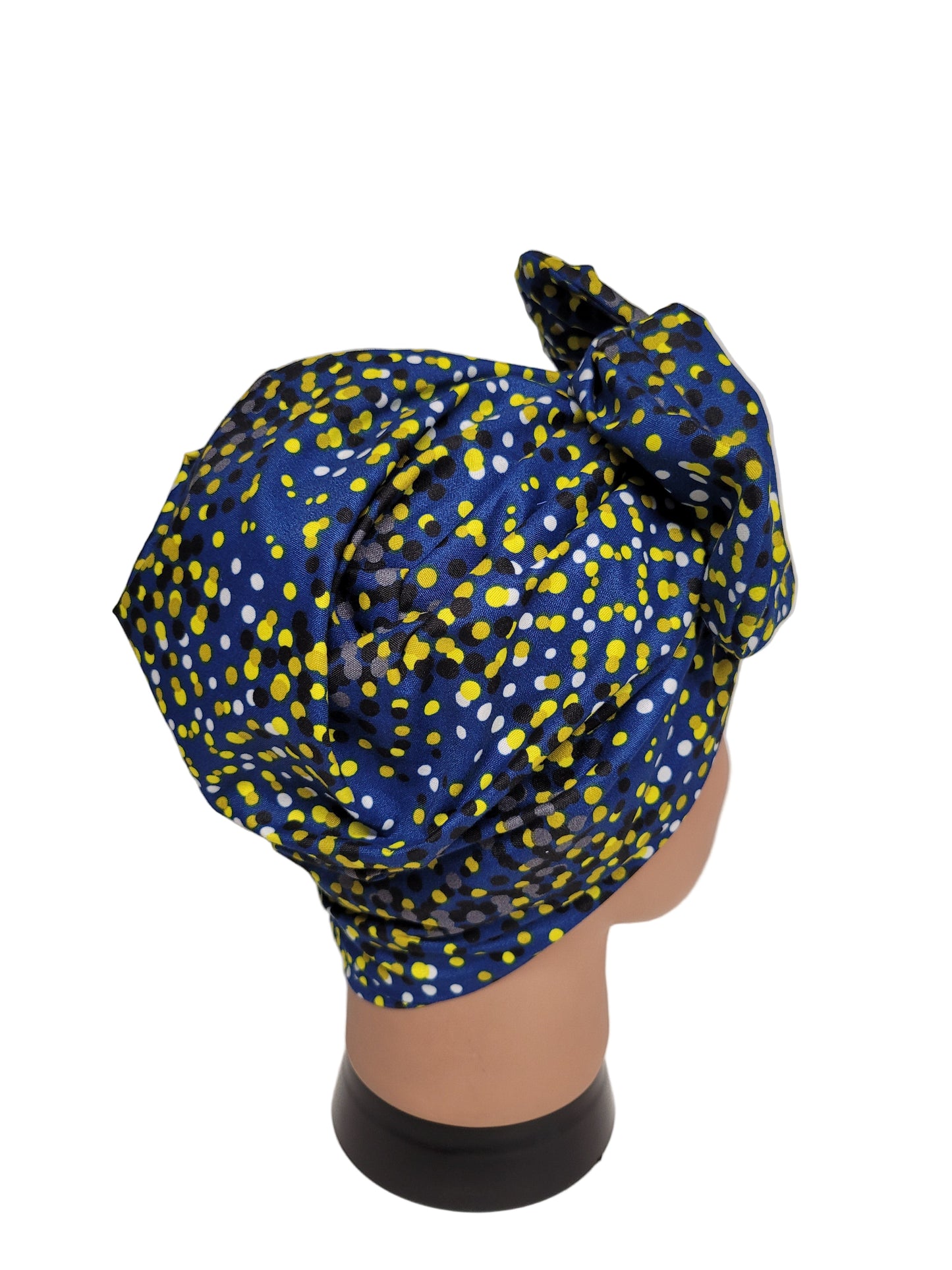 Turban Femme - BETTY - à tige malléable - Imprimé Wax