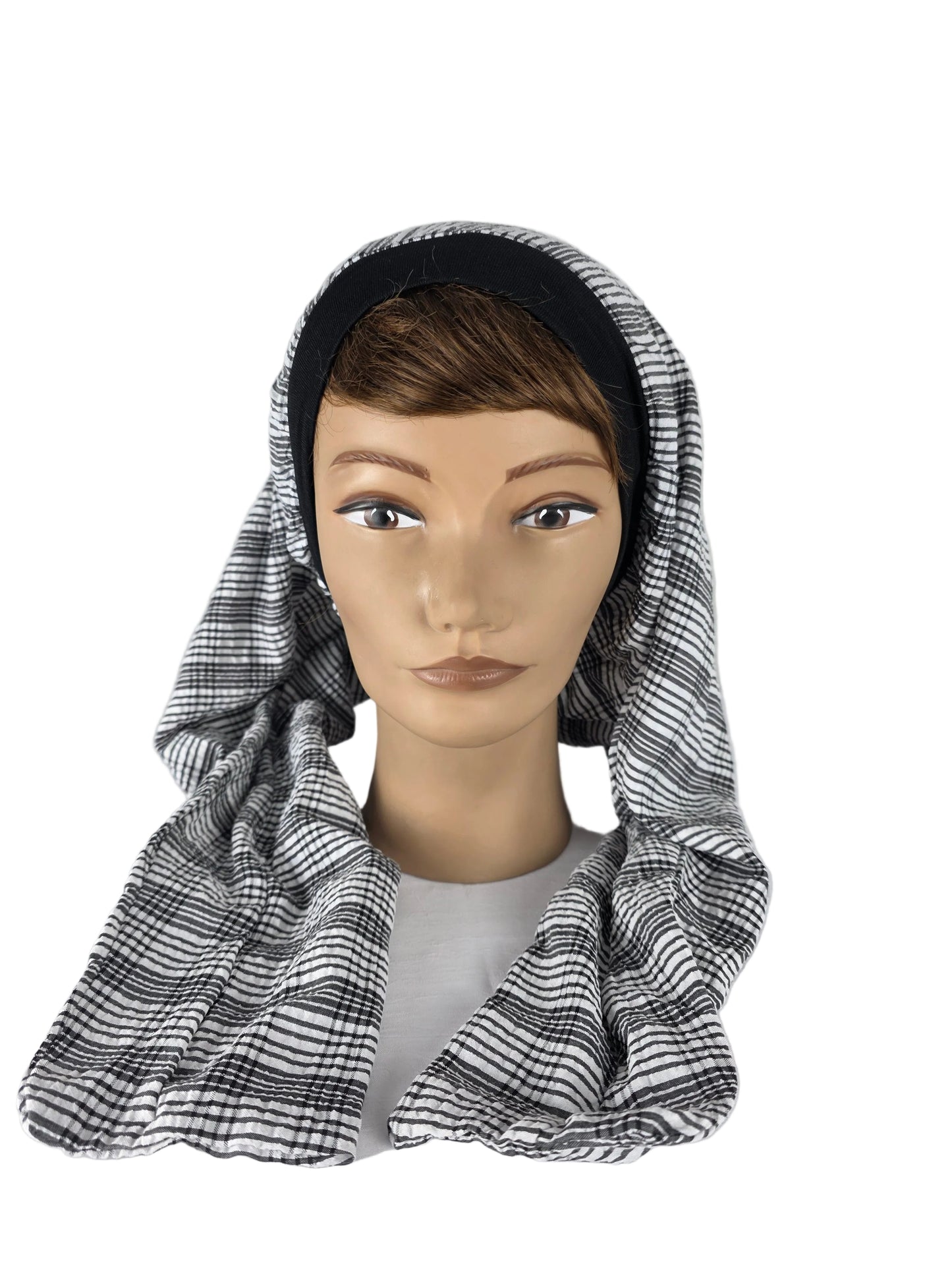 Turban Femme - ANNA - à tige malléable - Polycoton