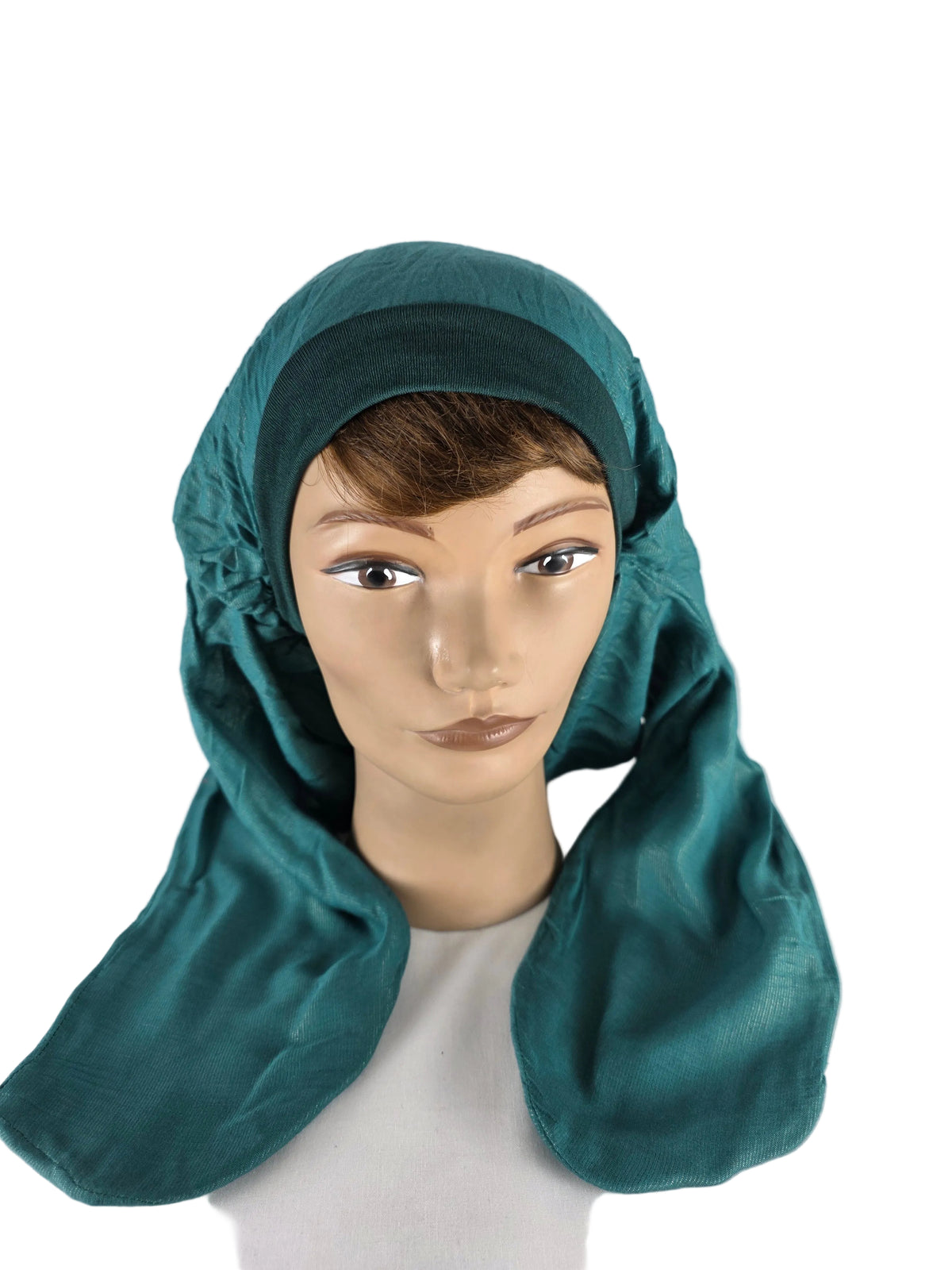 Turban - BETTY - à tige flexible - Voile coton