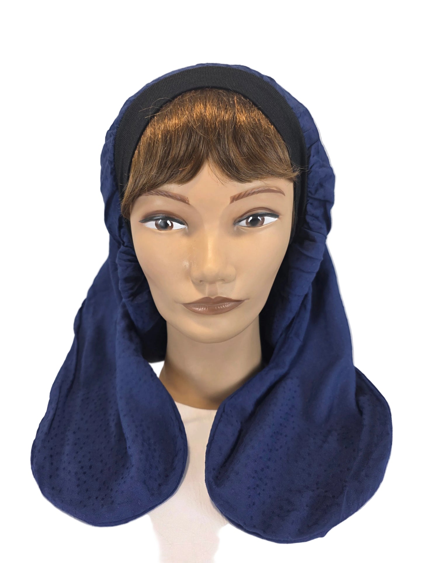 Turban Femme - BETTY - à tige malléable - Tissu coton