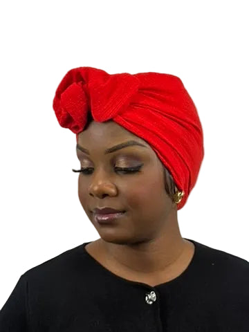 Turban Femme - BETTY - à tige malléable - Tissus divers