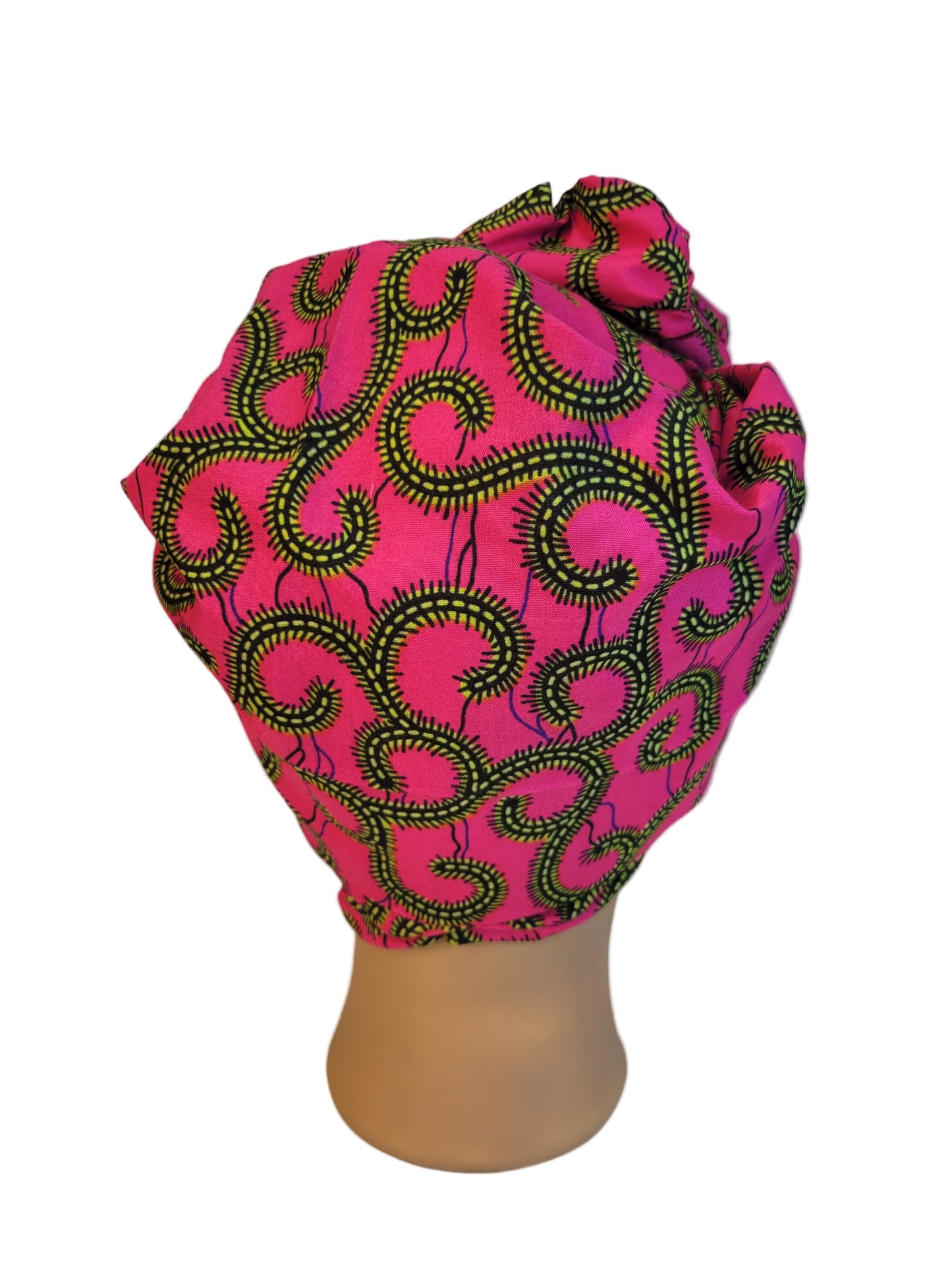 Turban Femme - ANNA - à tige malléable - Imprimé Wax