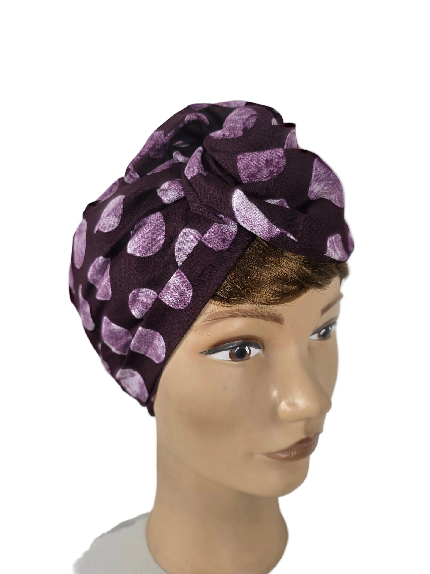 Turban - BETTY - à tige flexible - Tissu imprimé wax