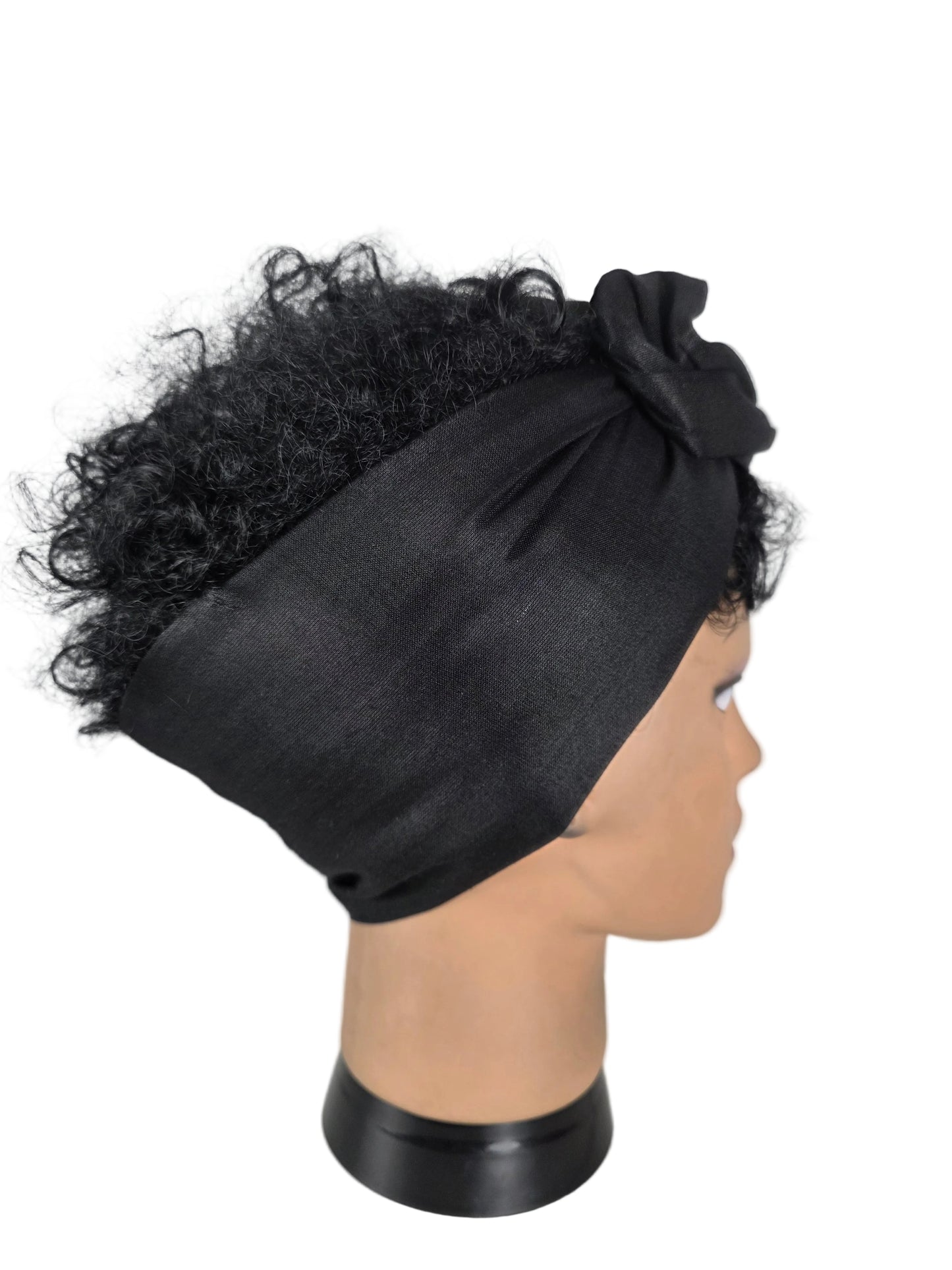 Bandeau - DORIANE - à tige flexible - Tissu shantung coton