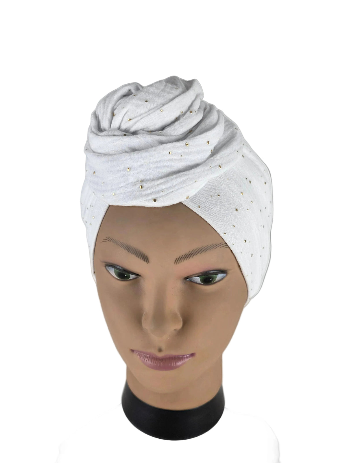 Turban Femme - BETTY - à tige flexible - Série gaze coton