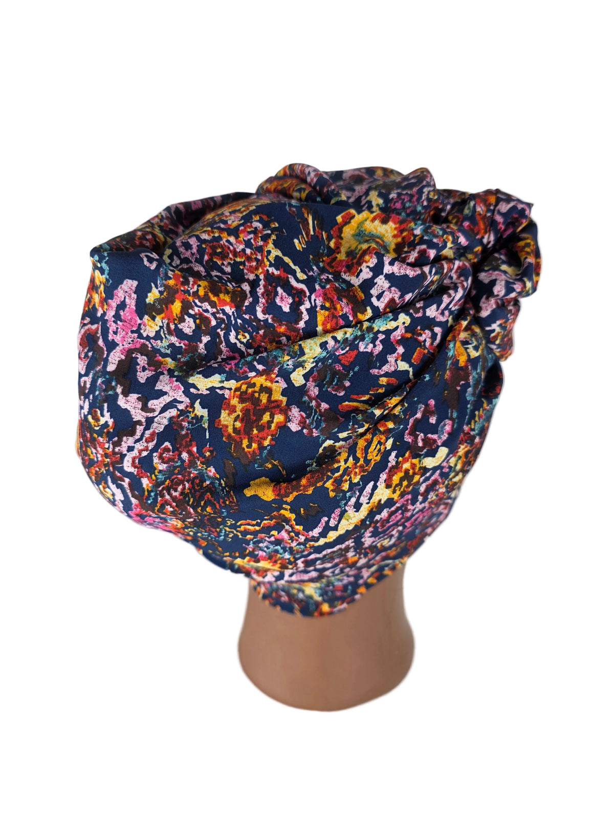 Turban - BETTY - à tige flexible - Série tissus imprimés animaliers
