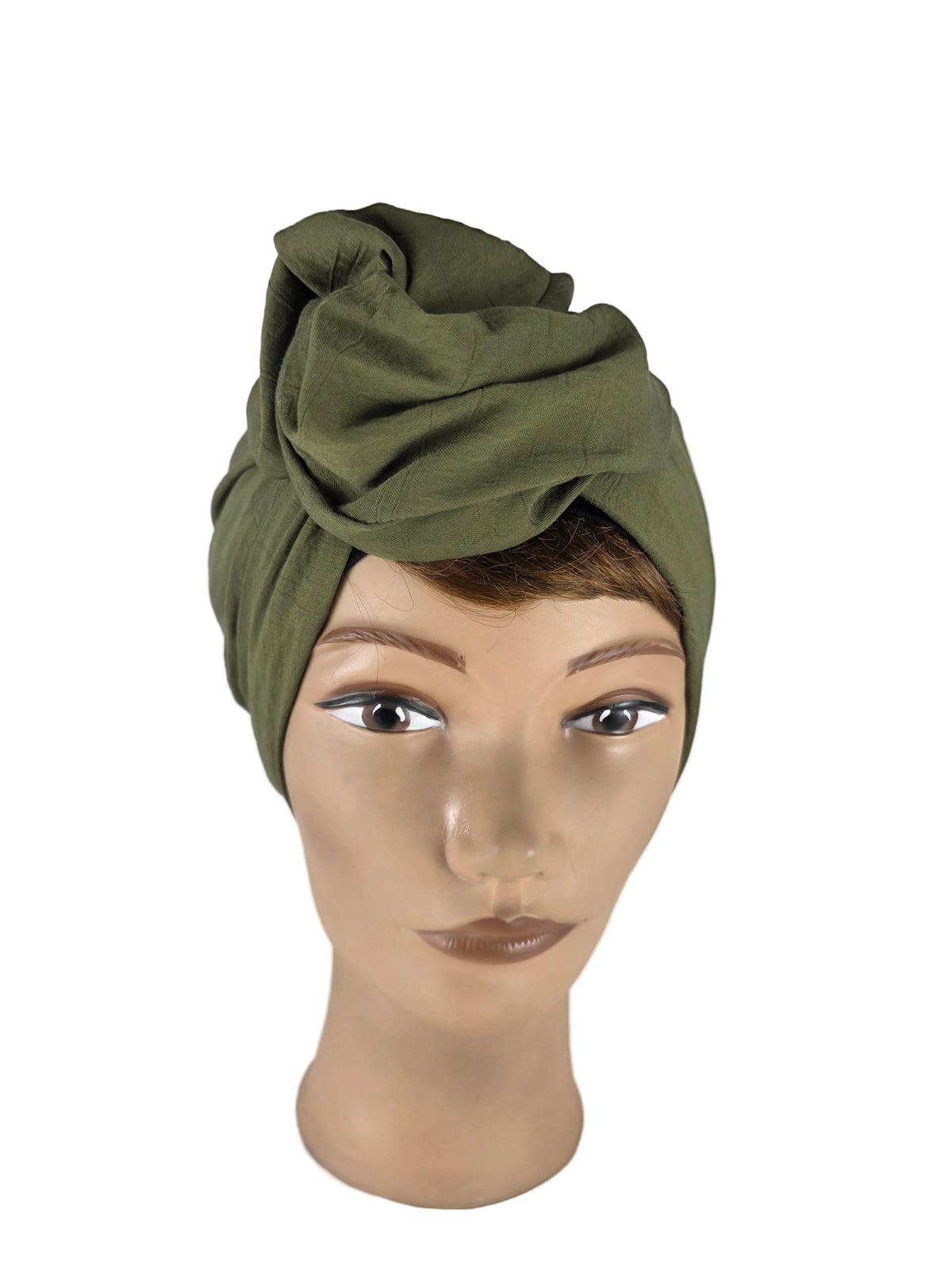 Turban - BETTY - à tige flexible - en Polycoton