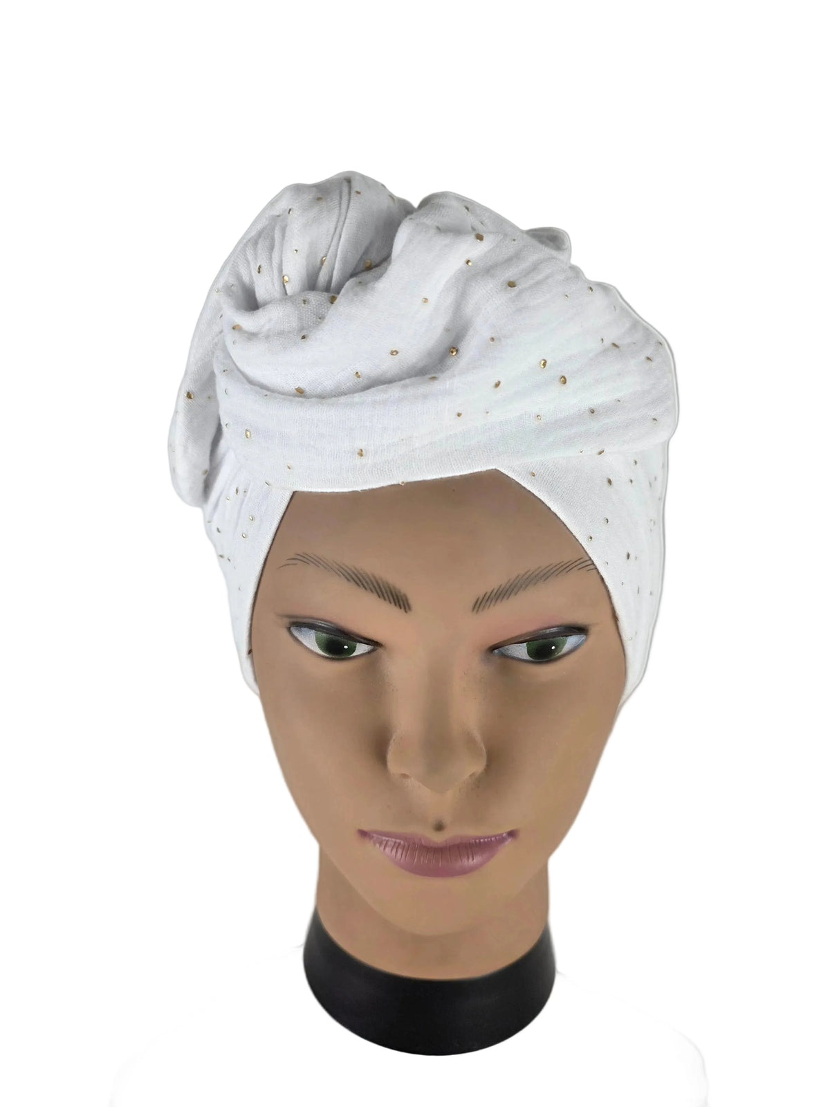 Turban Femme - BETTY - à tige flexible - Série gaze coton