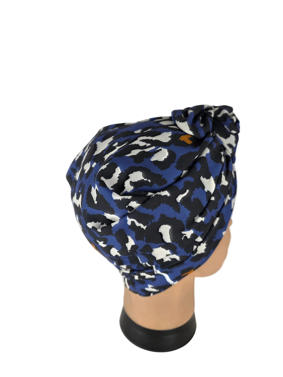 Turban - BETTY - à tige flexible - Série tissus imprimés animaliers