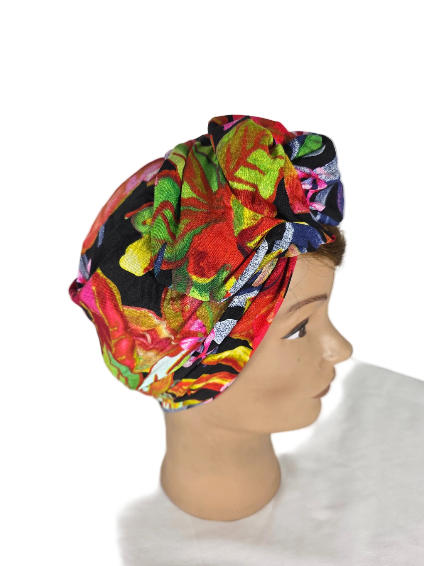 Turban Femme - BETTY - à tige flexible - Tissu coton