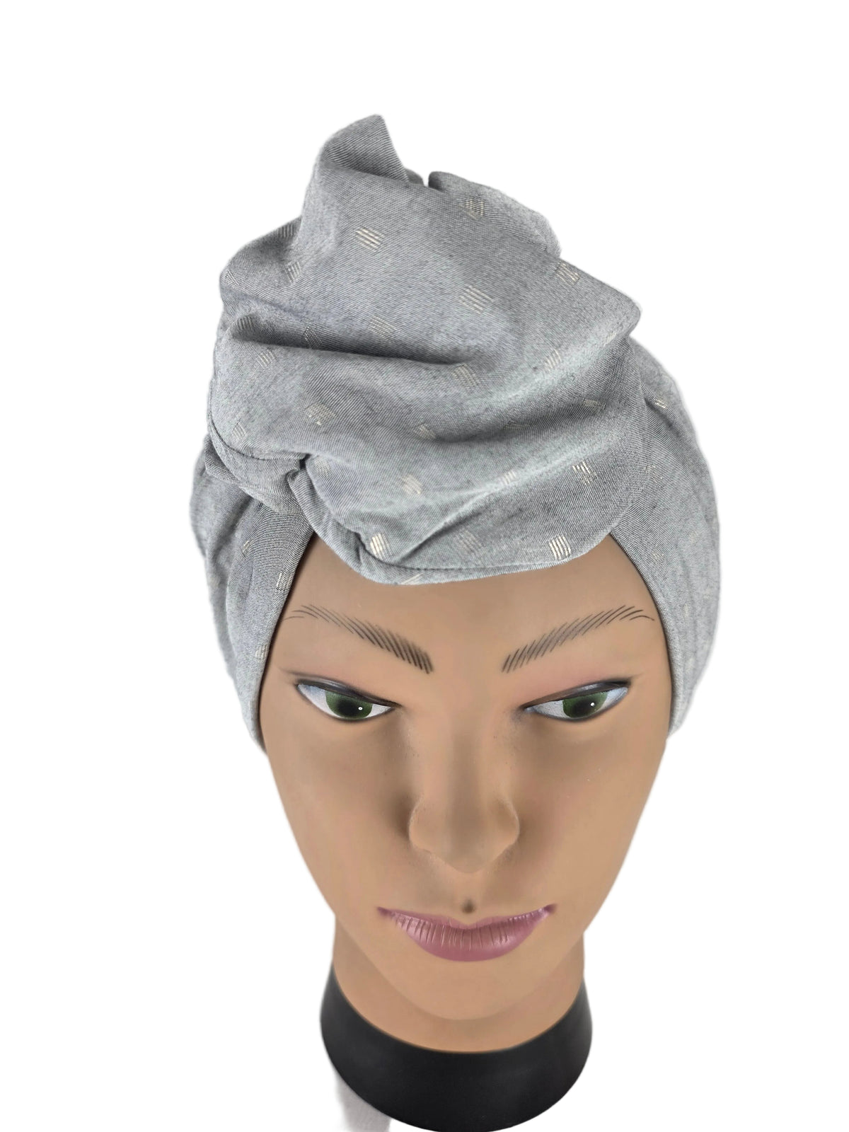 Turban Femme - BETTY - à tige flexible - Série gaze coton