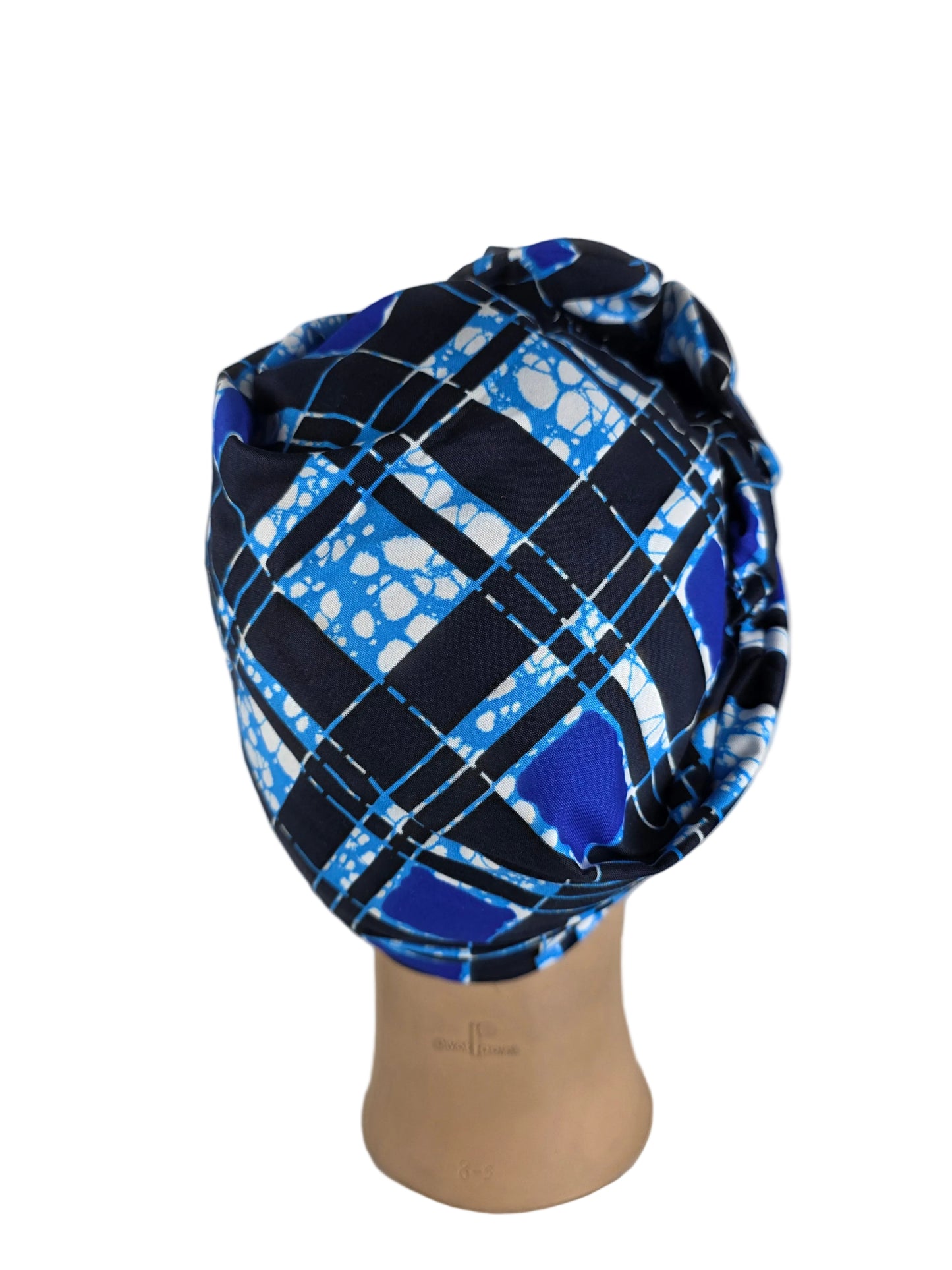 Turban Femme - BETTY - à tige flexible en imprimés wax