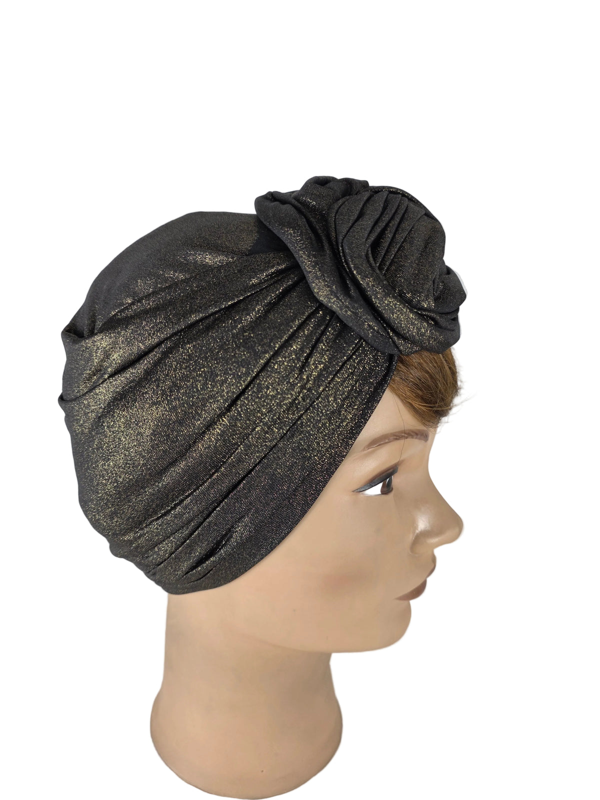 Turban - BETTY - à tige flexible - en lycra extensible