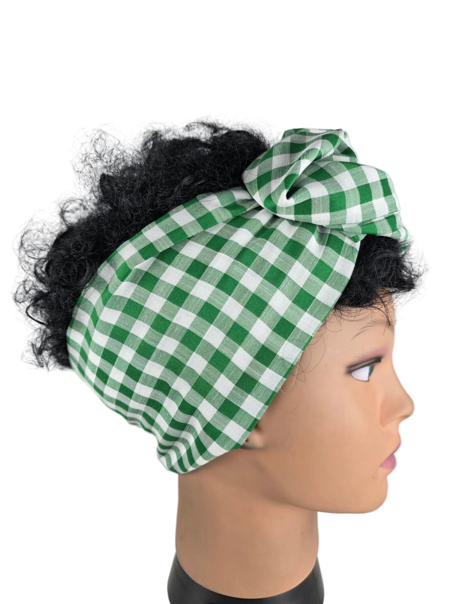 Bandeau - DORIANE - à tige flexible - Tissus Vichy