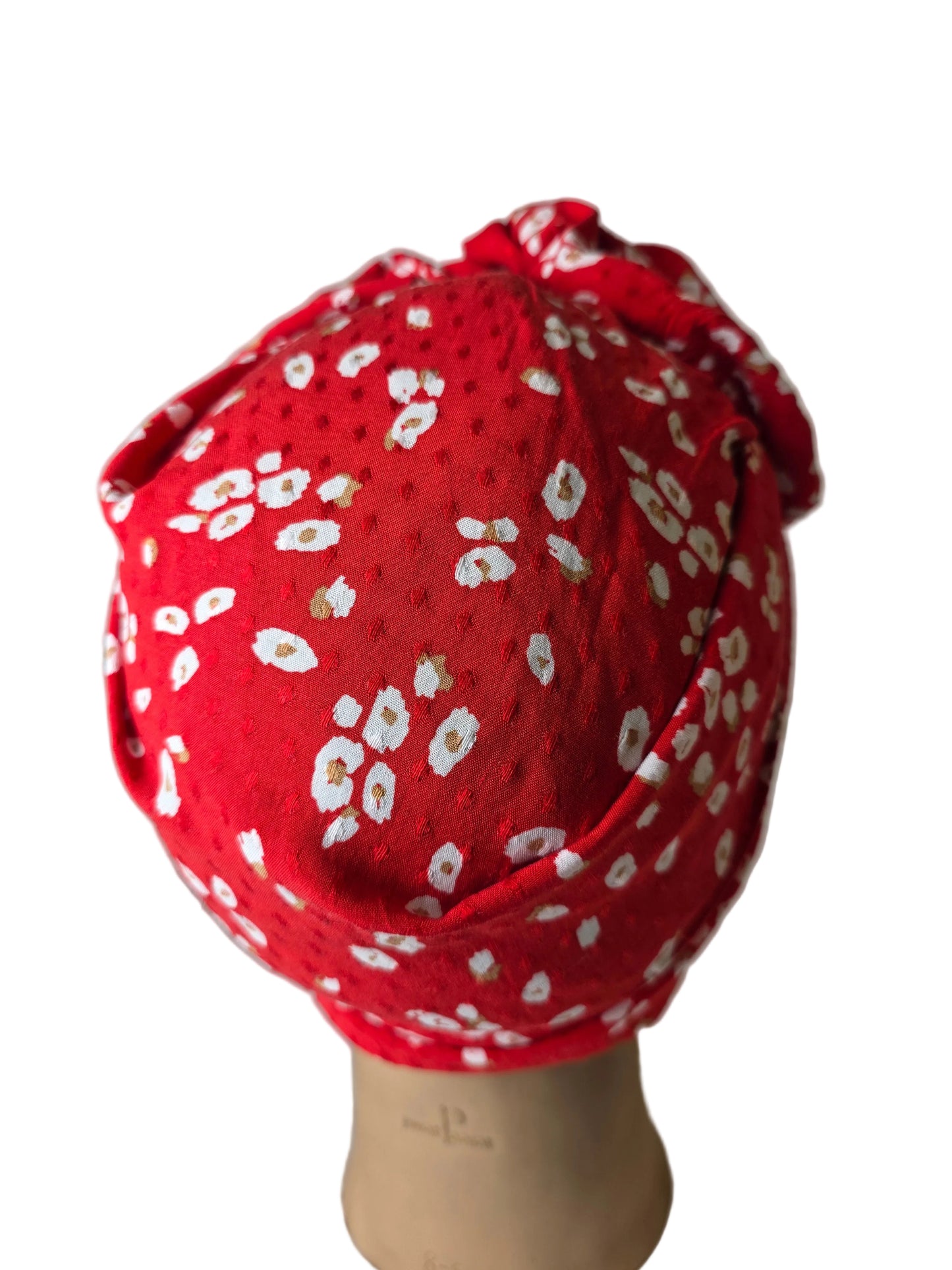 Turban Femme - BETTY - à tige flexible - Tissu coton