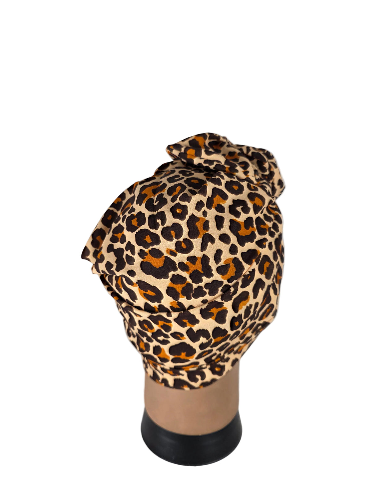 Turban - BETTY - à tige flexible - Série tissus imprimés animaliers