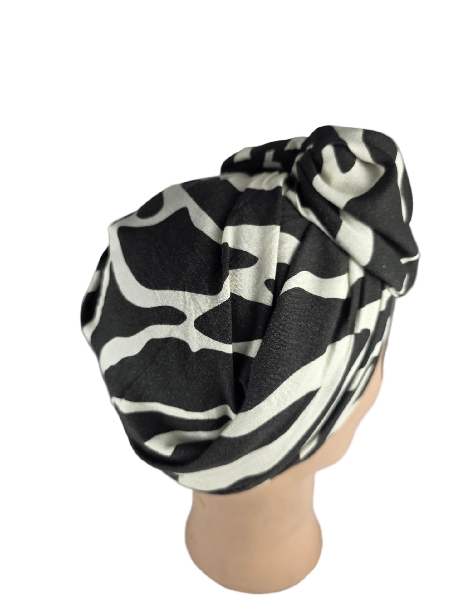 Turban Femme - BETTY - à tige flexible - Tissu coton