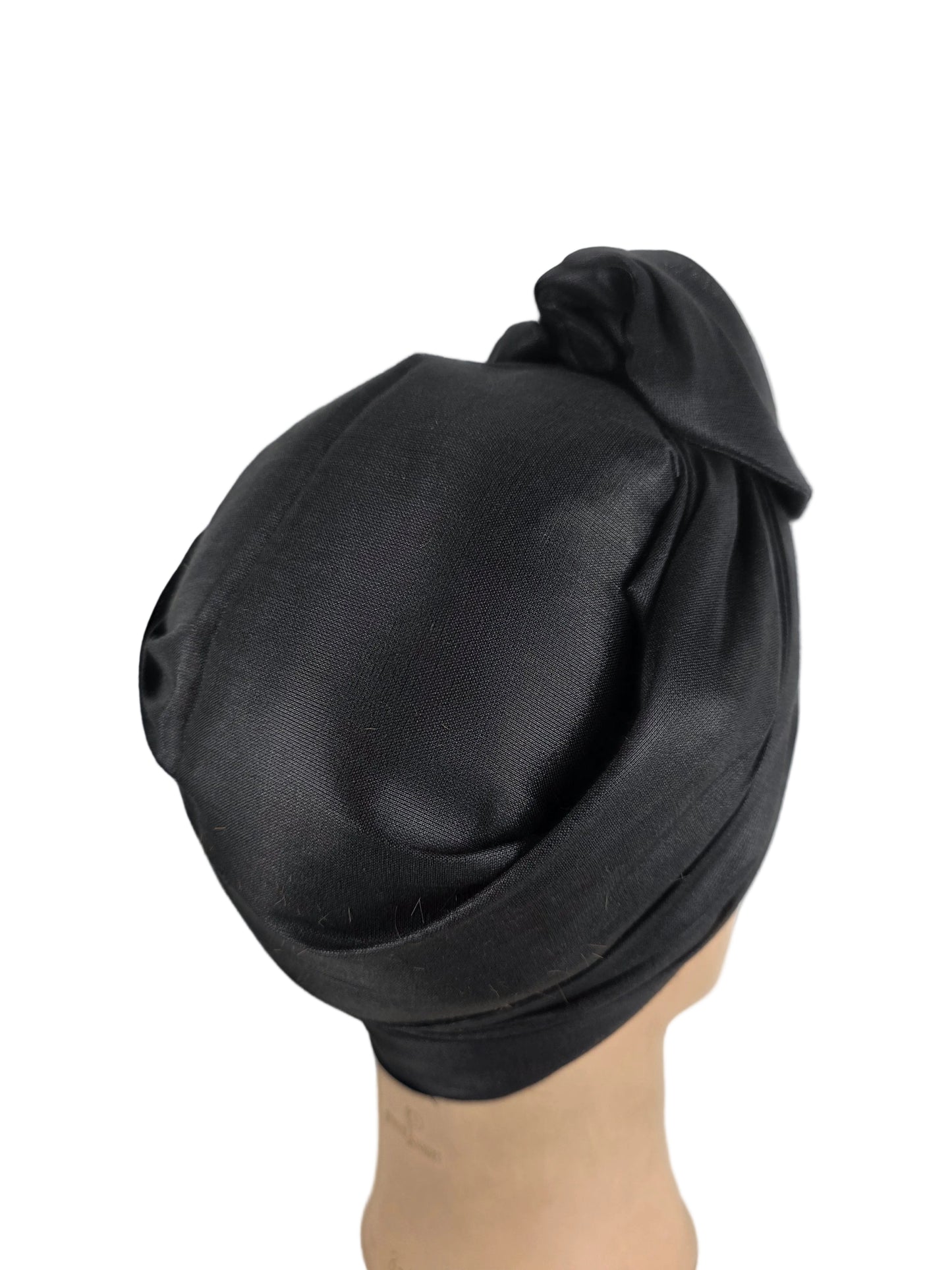 Turban - BETTY - à tige flexible - Tissu shantung