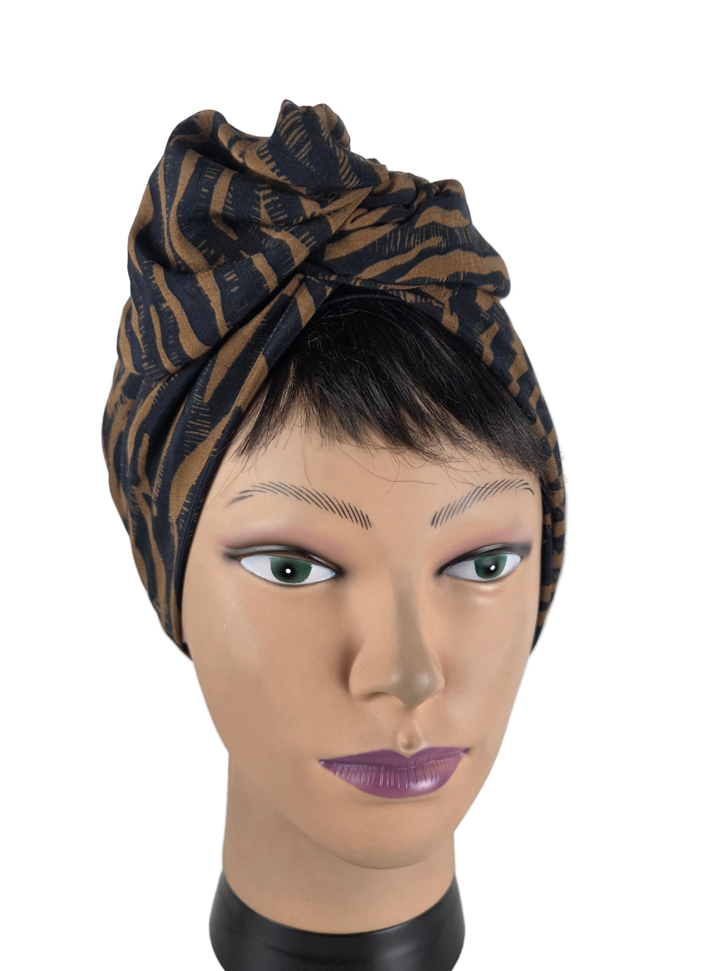 Turban Femme - BETTY - à tige flexible - Tissu coton