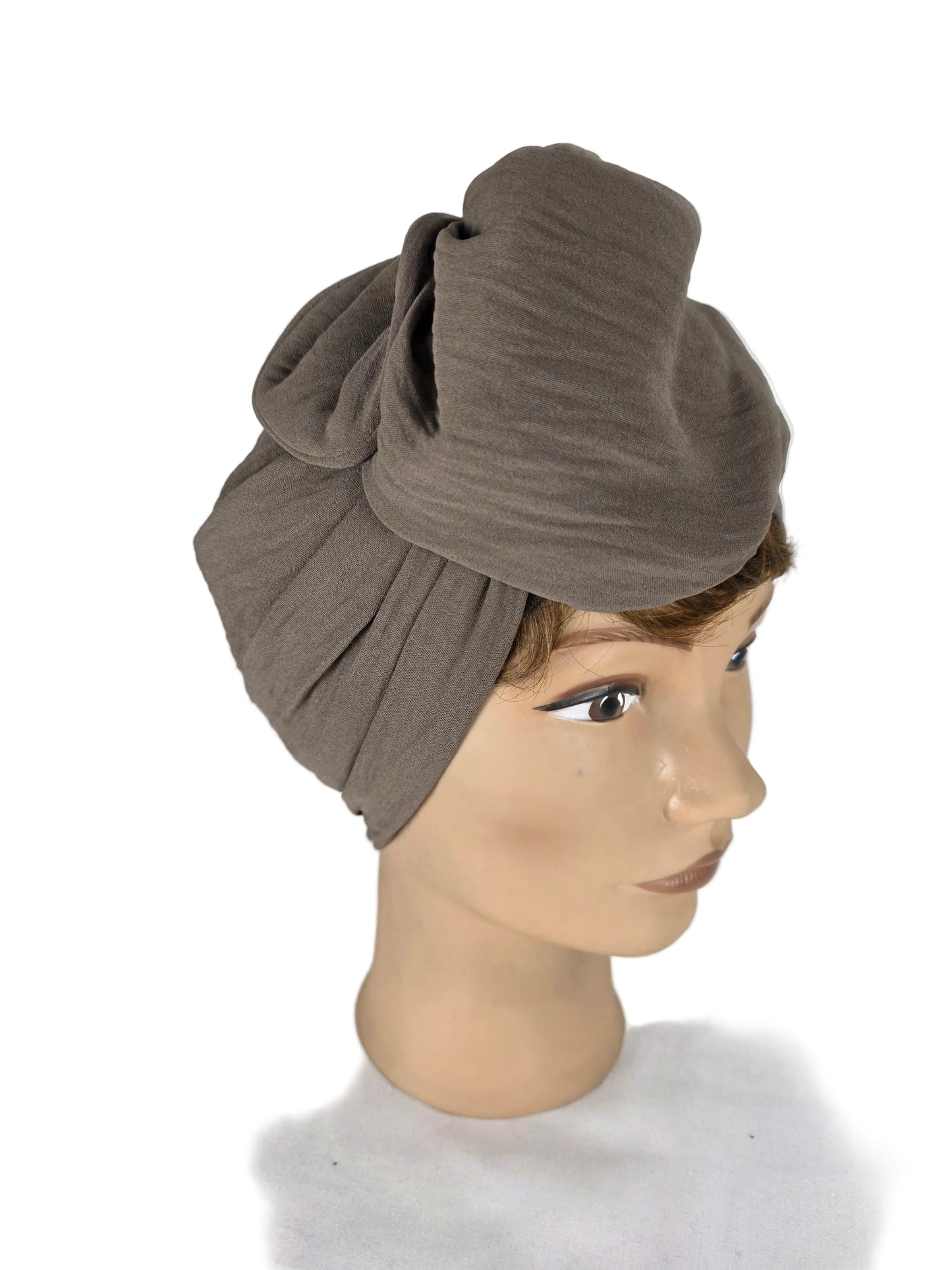 Turban Femme - BETTY - à tige malléable - Tissus divers
