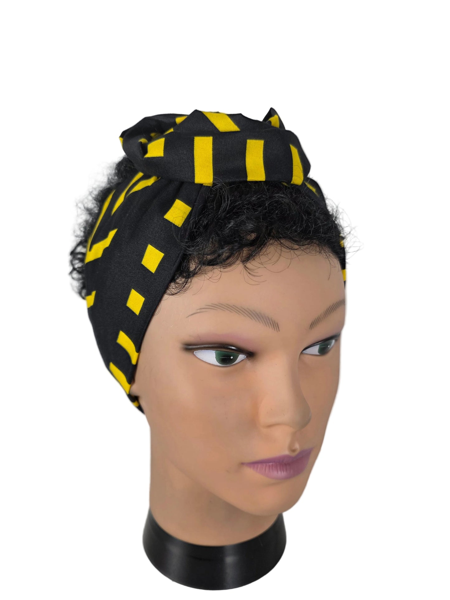 Bandeau - DORIANE - à tige flexible en imprimé Wax