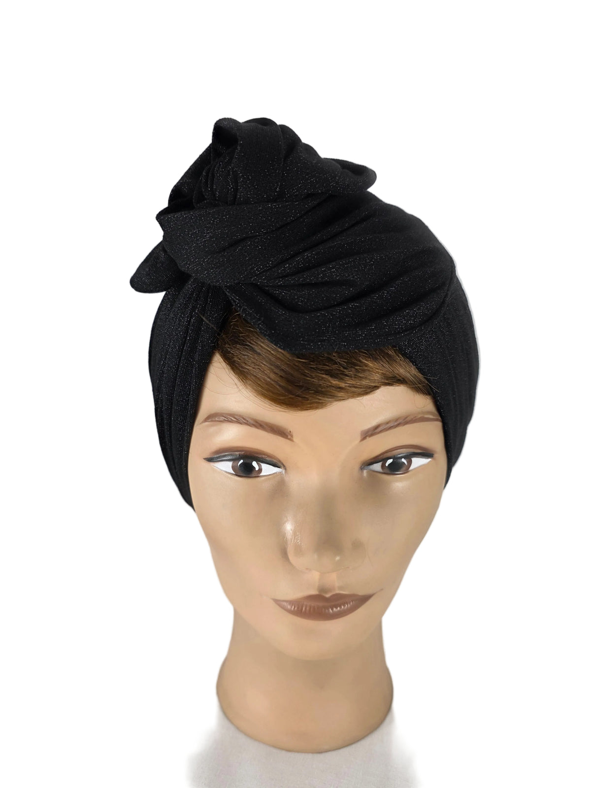 Turban - BETTY - à tige flexible - en lycra extensible