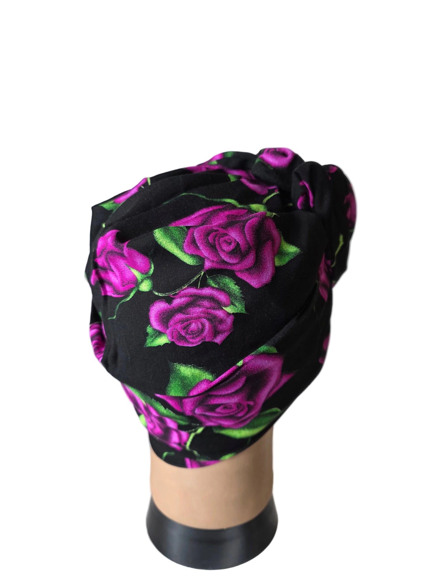 Turban Femme - BETTY - à tige flexible - Tissu coton
