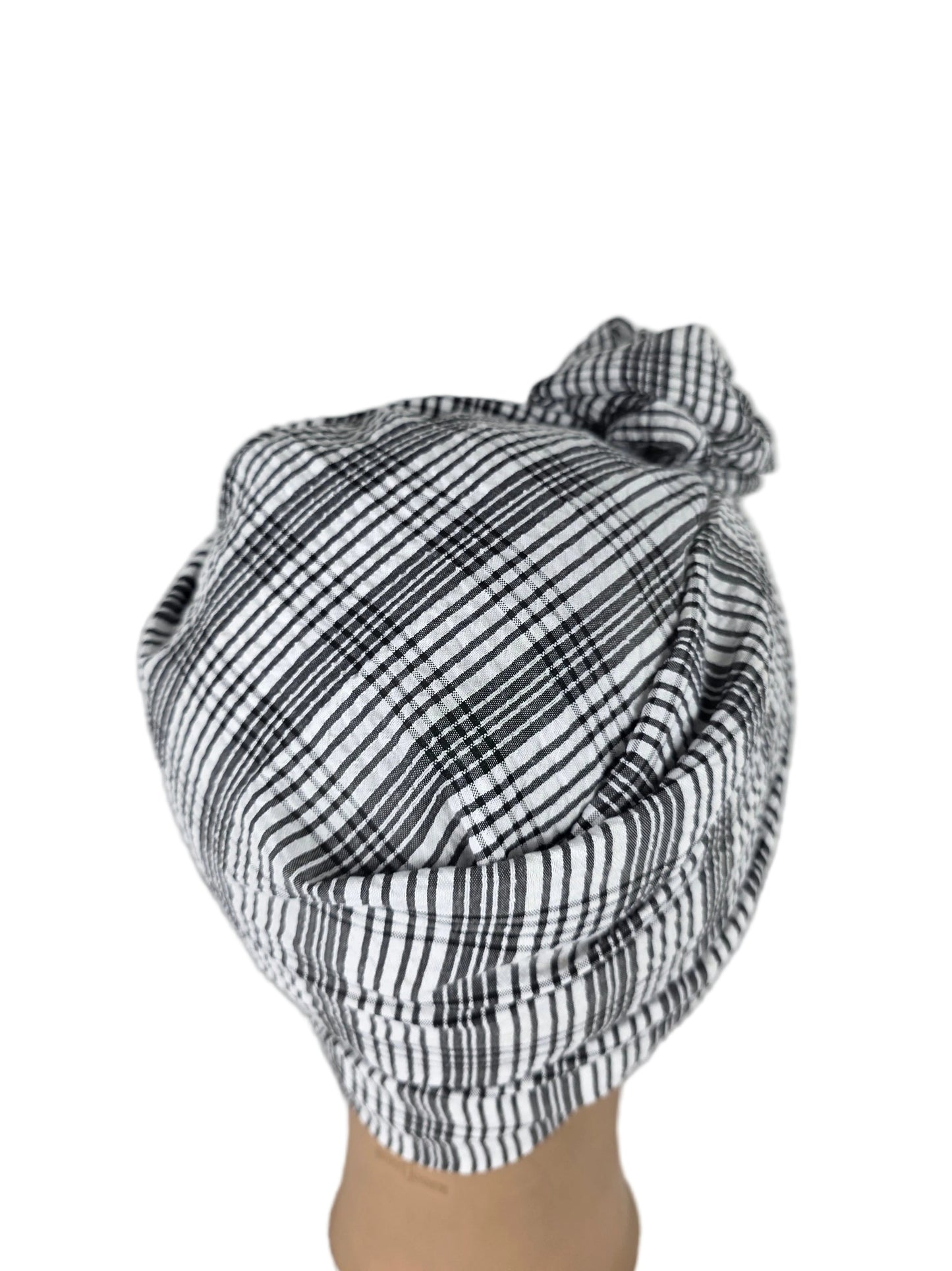 Turban Femme - ANNA - à tige malléable - Polycoton
