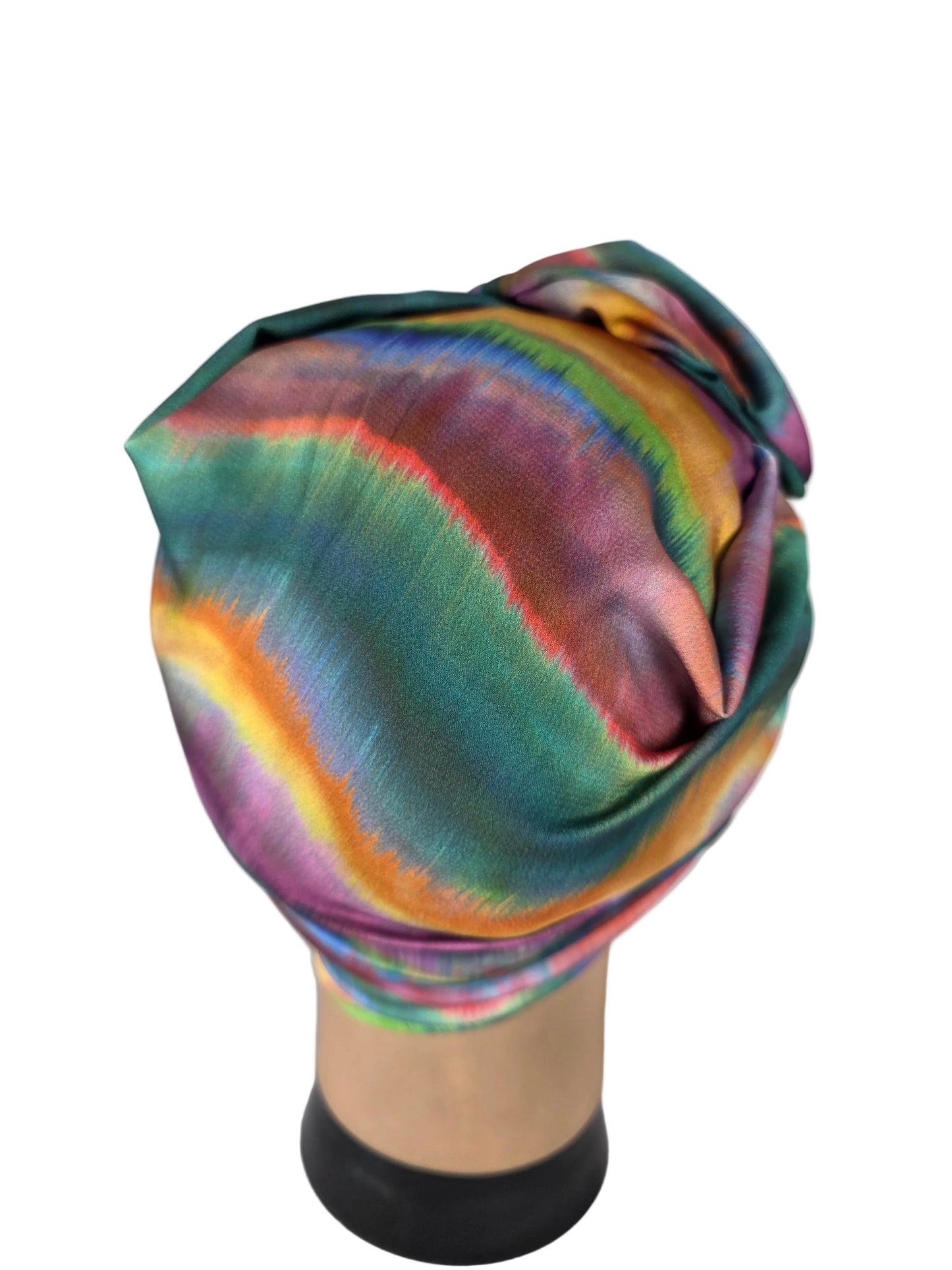 Turban Femme - BETTY - à tige malléable - Tissu Polyester multicolore