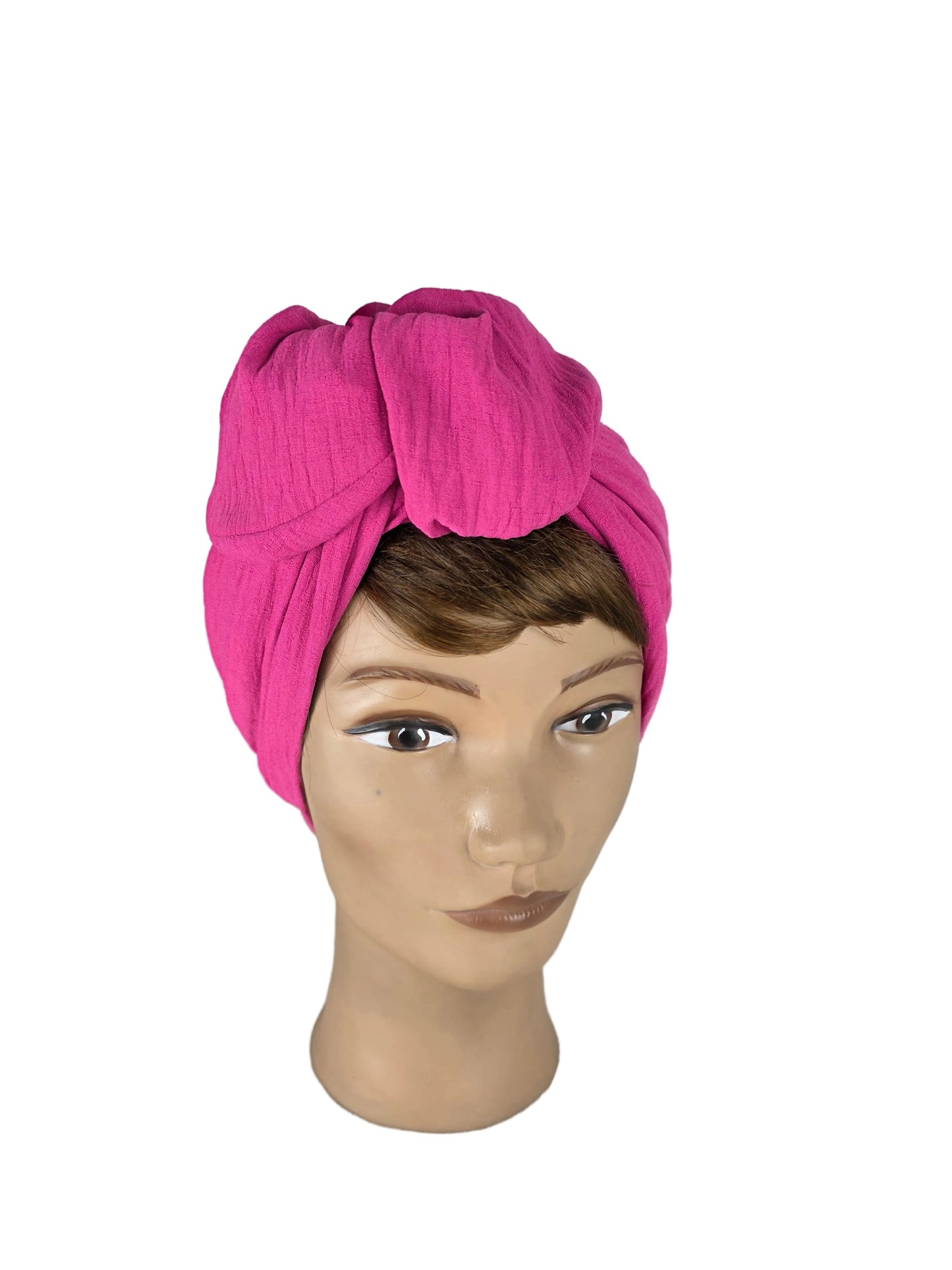 Turban Femme - BETTY - à tige malléable - Tissus divers