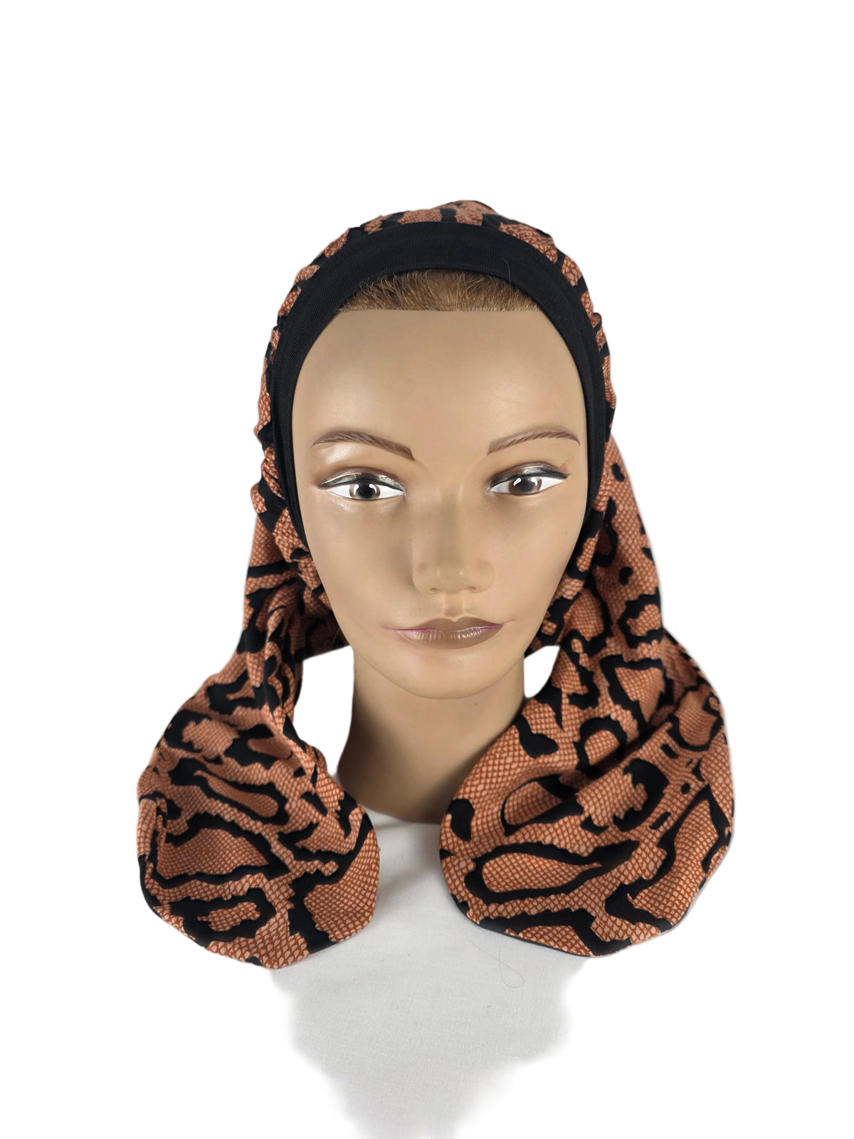 Turban Femme - BETTY - à tige flexible - Tissu coton