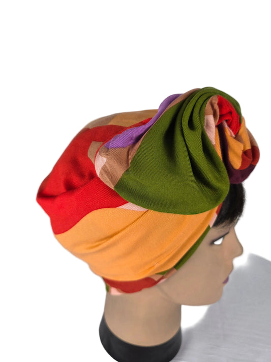 Turban Femme - BETTY - à tige malléable - Tissu Coton - Viscose