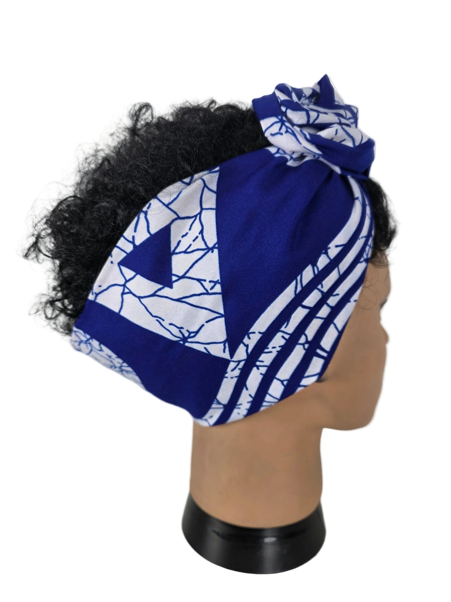 Bandeau - DORIANE - à tige flexible en imprimé Wax