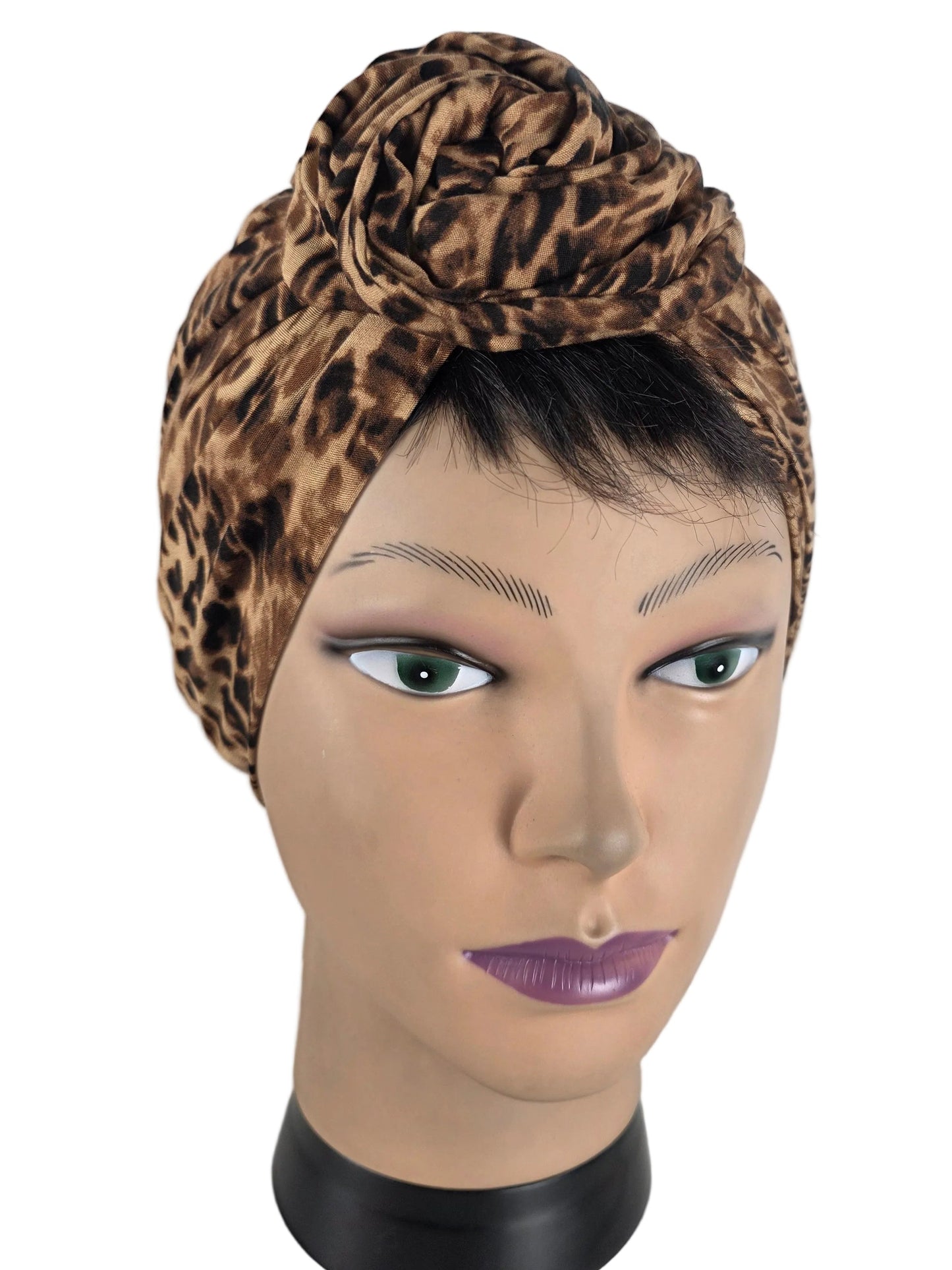 Turban Femme - BETTY - à tige flexible - Tissu coton
