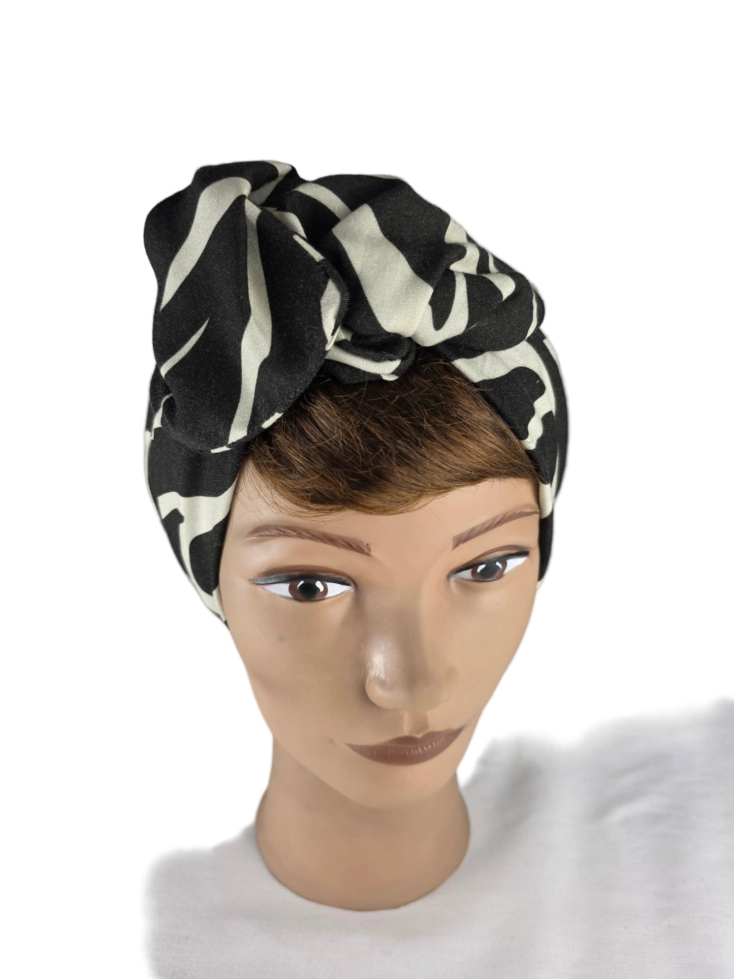 Turban Femme - BETTY - à tige flexible - Tissu coton