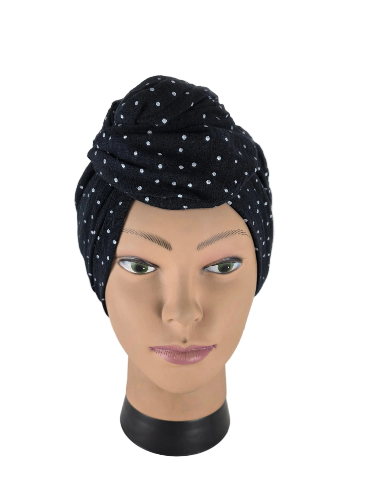 Turban Femme - BETTY - à tige flexible - Série gaze coton