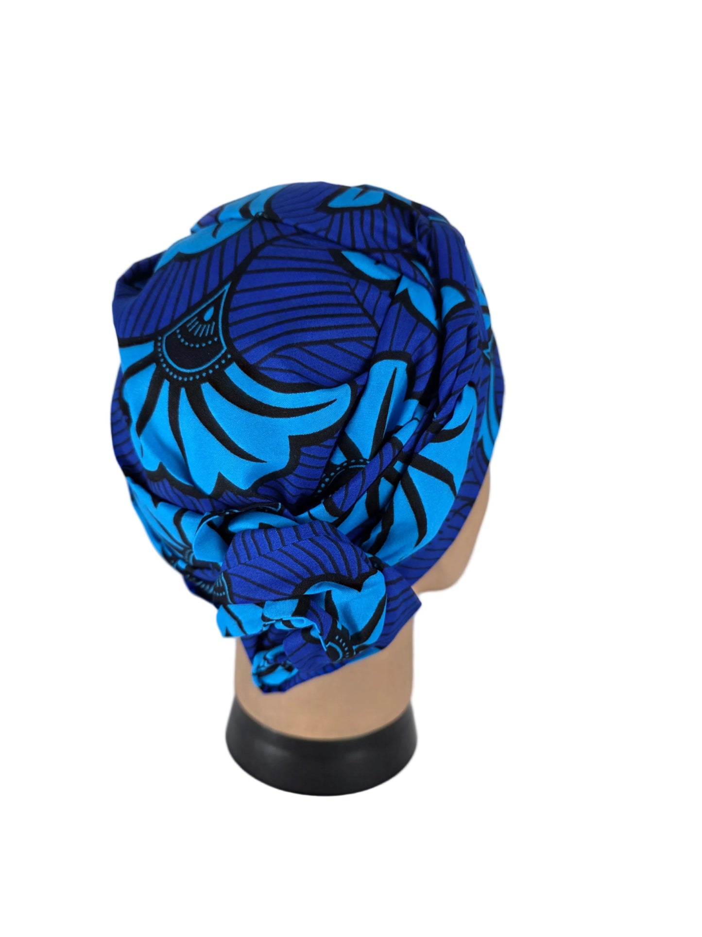 Turban Femme - Isabella - à tige malléable - Tissu imprimé wax