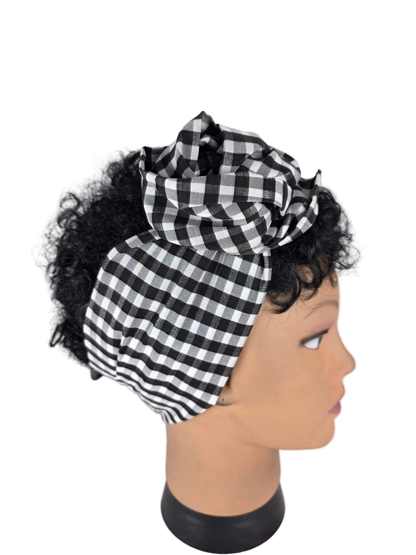 Bandeau - DORIANE - à tige flexible - Tissus Vichy