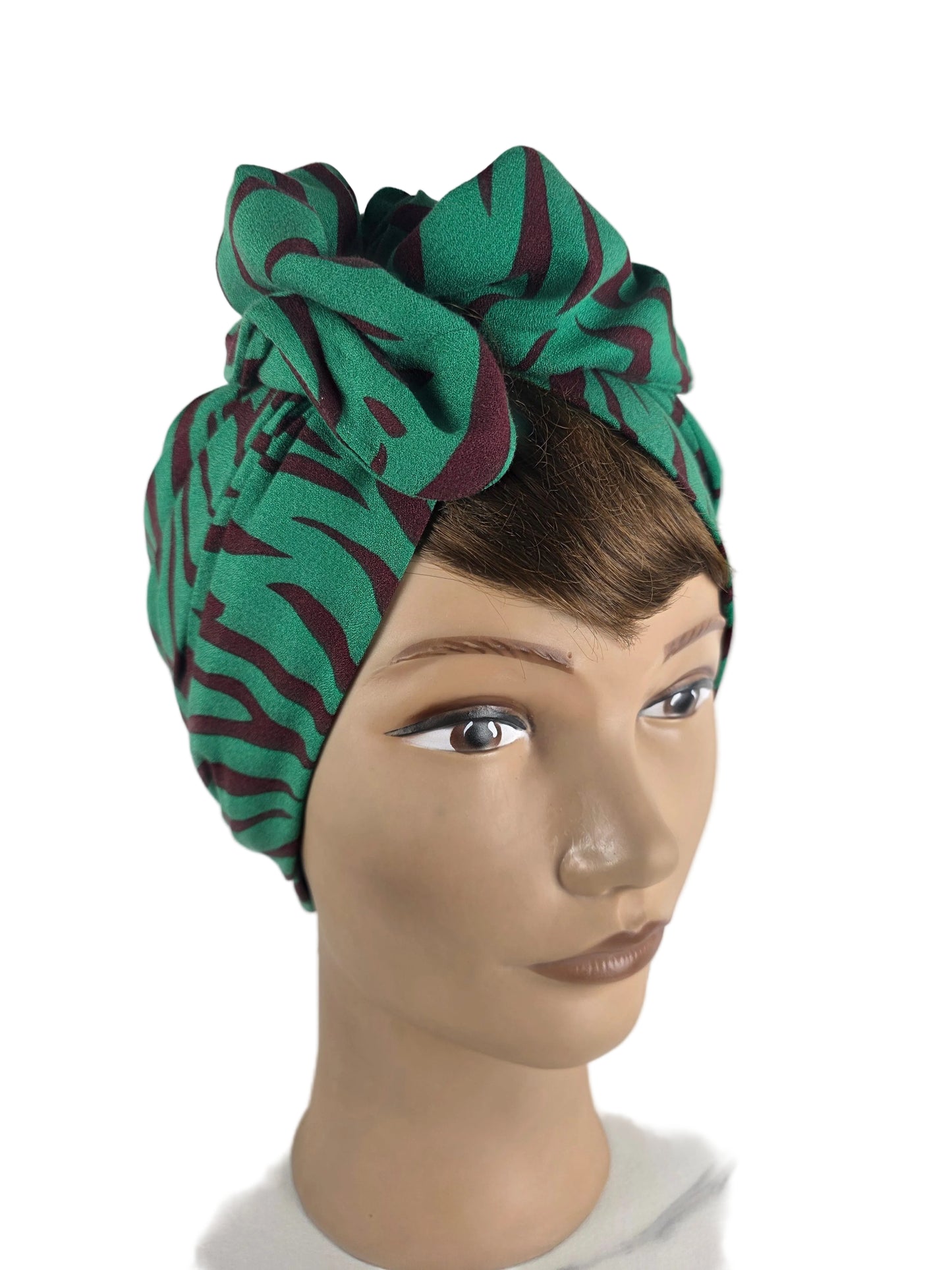 Turban Femme - BETTY - à tige flexible - Tissu coton