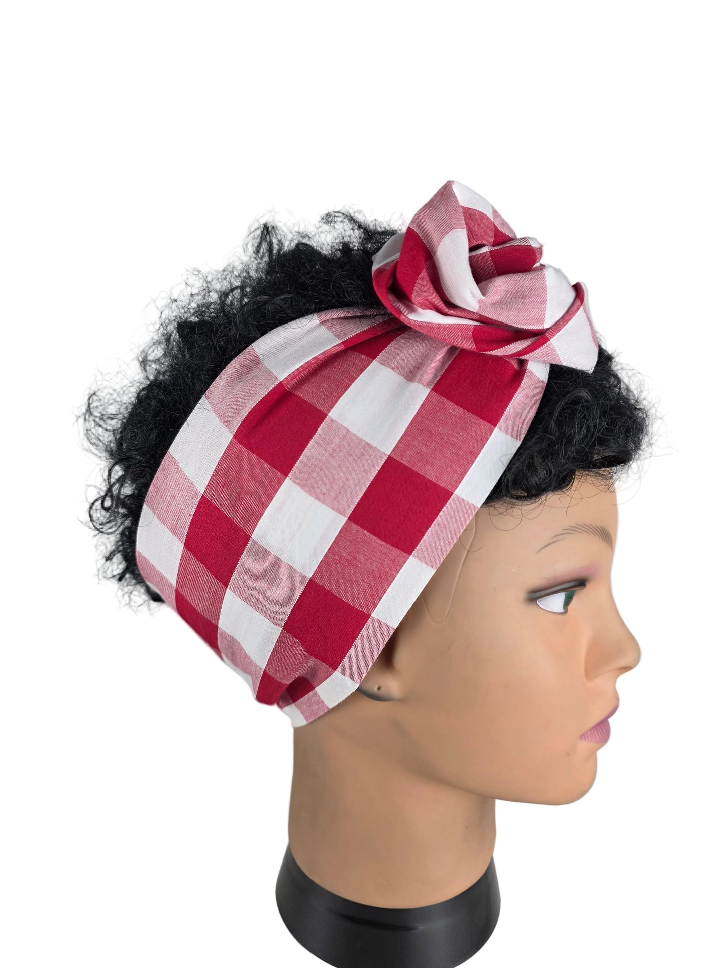 Bandeau - DORIANE - à tige flexible - Tissus Vichy