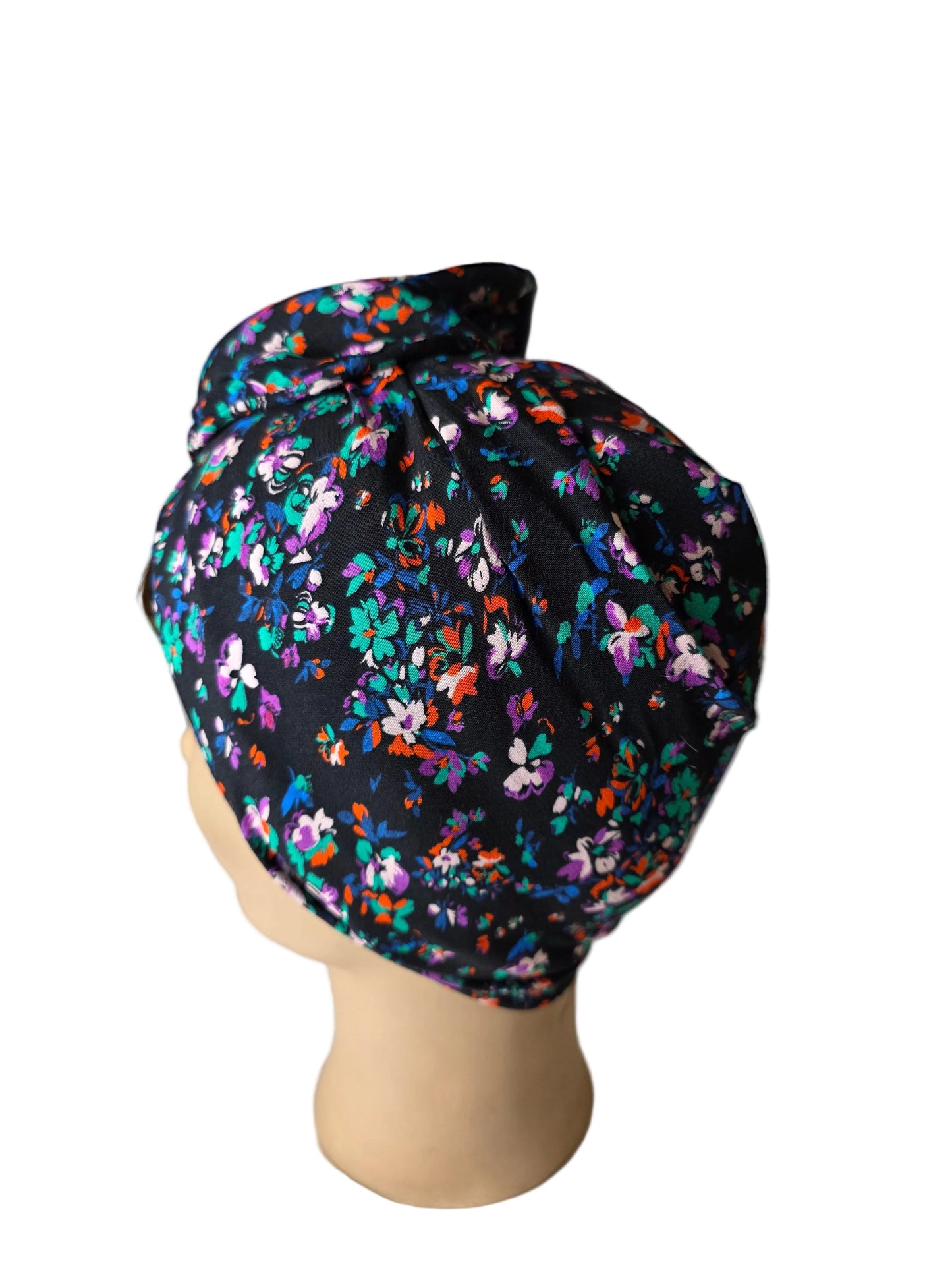 Turban Femme - BETTY - à tige flexible - Tissu coton