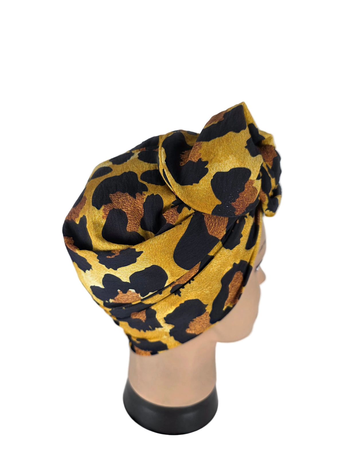 Turban - BETTY - à tige flexible - Série tissus imprimés animaliers