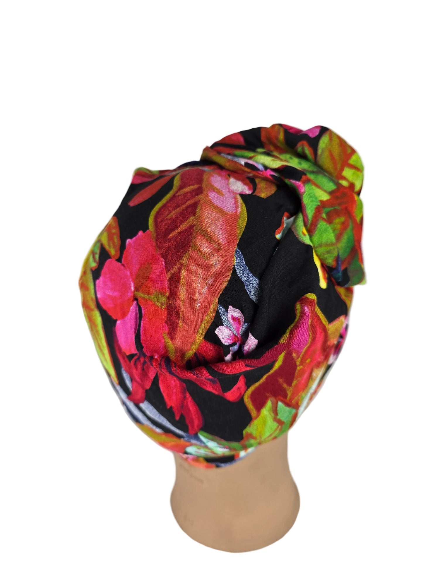 Turban Femme - BETTY - à tige flexible - Tissu coton