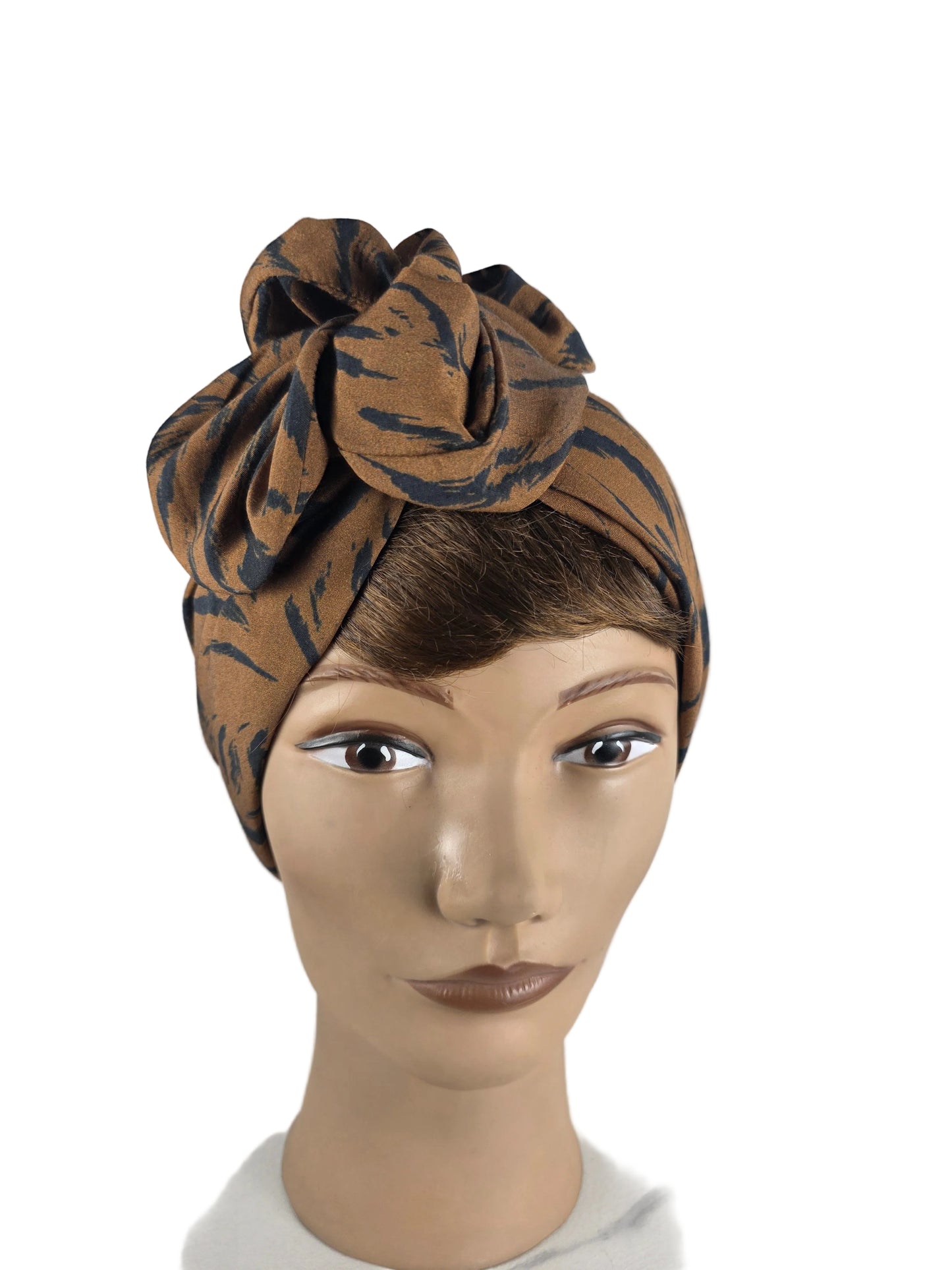 Turban Femme - BETTY - à tige flexible - Tissu coton