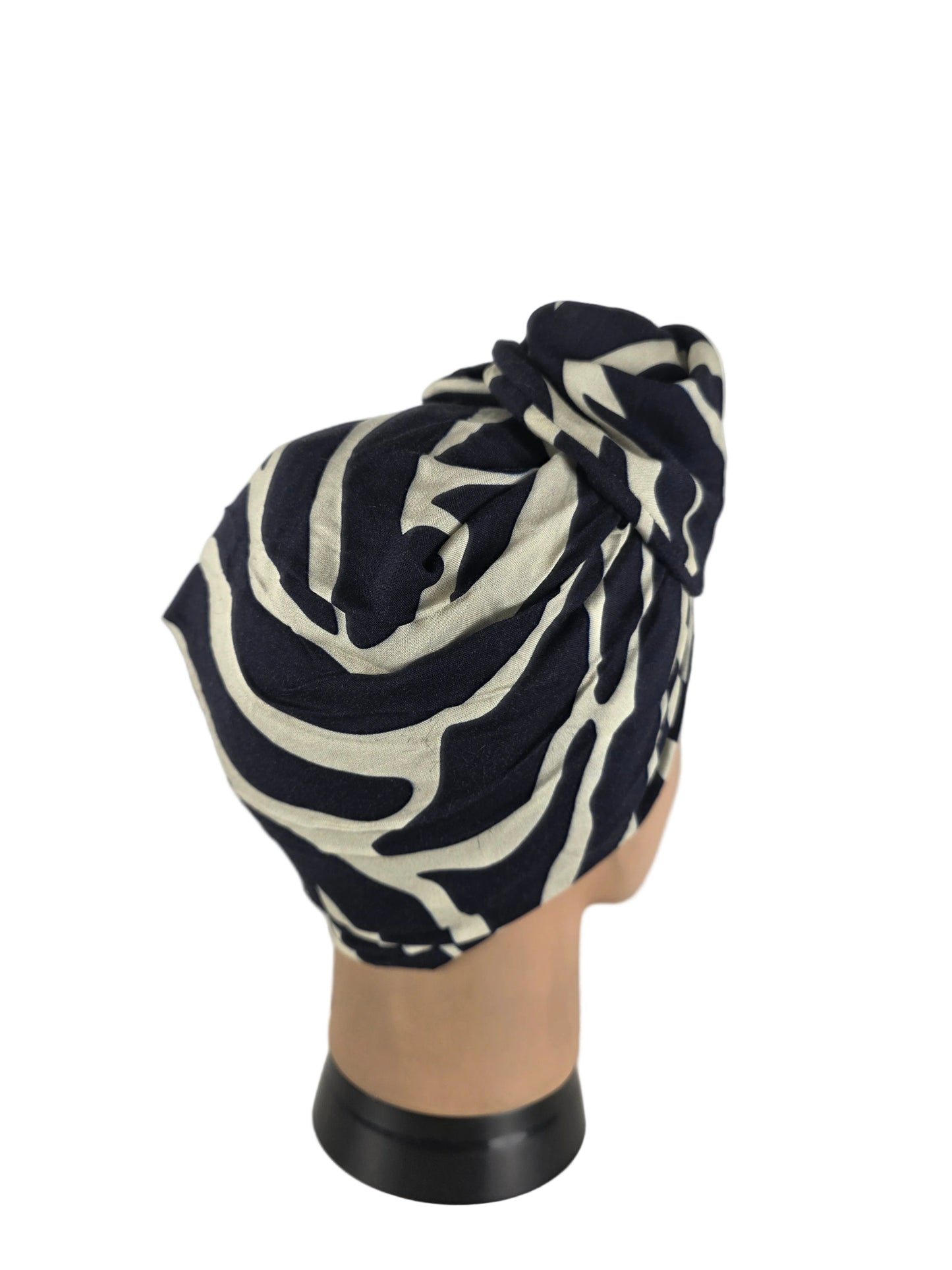 Turban Femme - BETTY - à tige flexible - Tissu coton