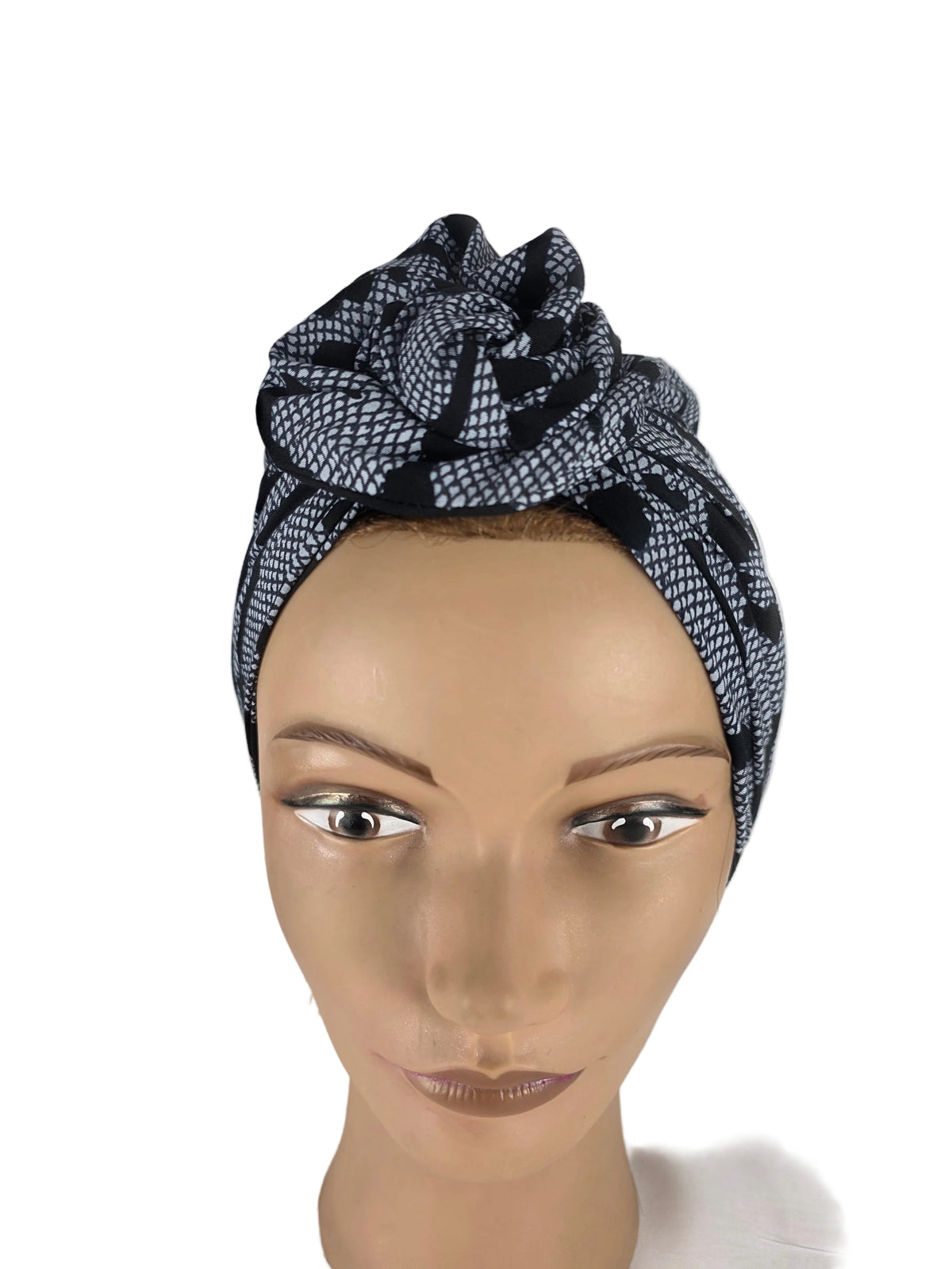 Turban Femme - BETTY - à tige flexible - Tissu coton