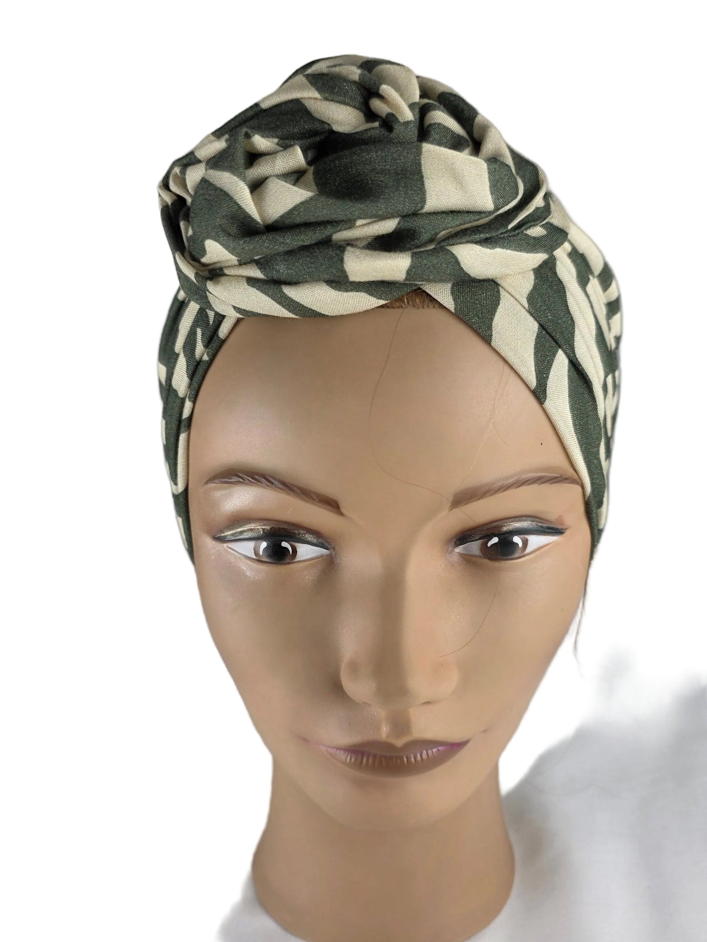 Turban Femme - BETTY - à tige flexible - Tissu coton