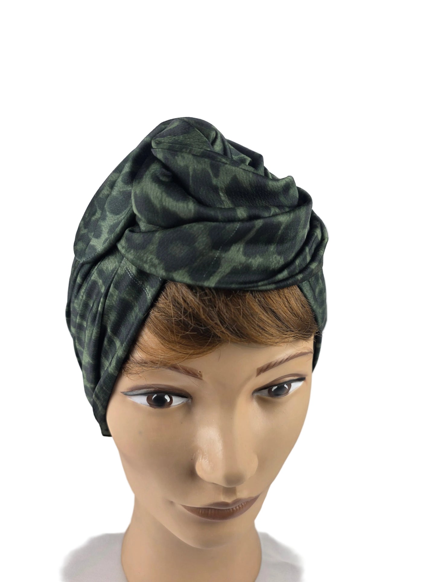 Turban Femme - BETTY - à tige malléable - Tissu Polyester multicolore