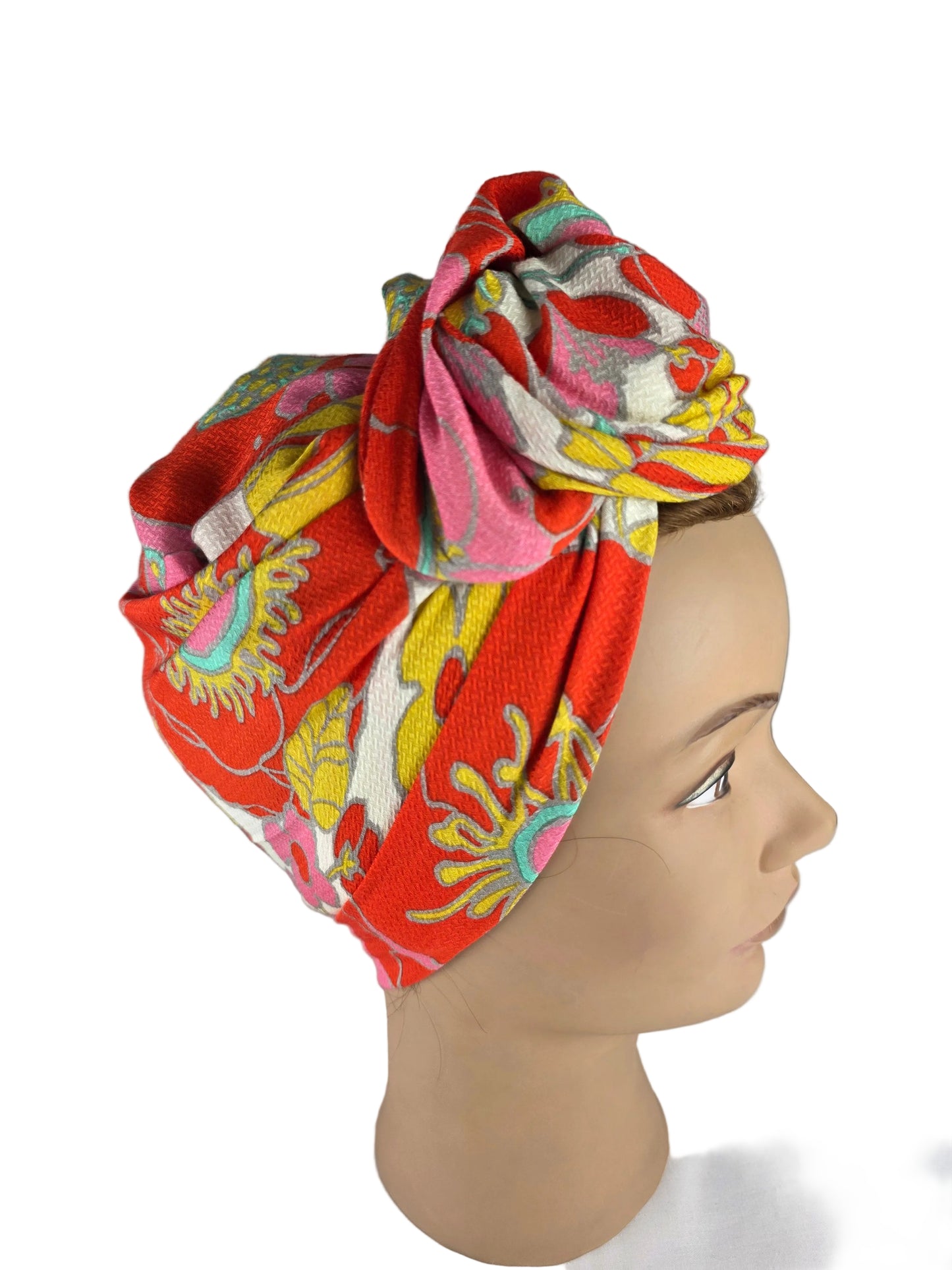 Turban Femme - BETTY - à tige flexible - Tissu coton