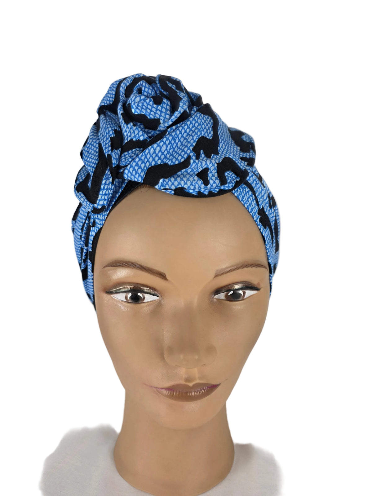 Turban Femme - BETTY - à tige flexible - Tissu coton